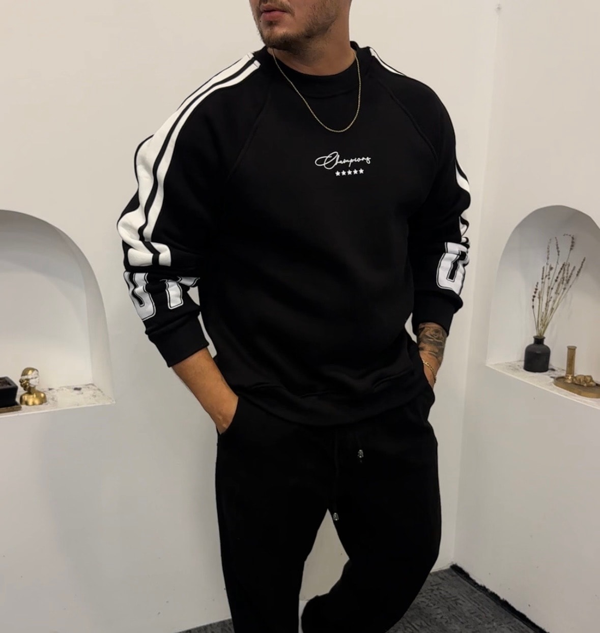 07 SweatShirt Pamuk Oversize Sırt Baskı 