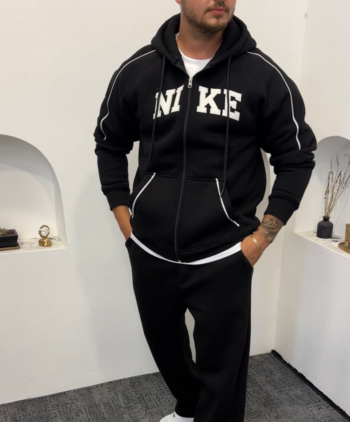 3 iplik şardonlu Pamuk Çeket 