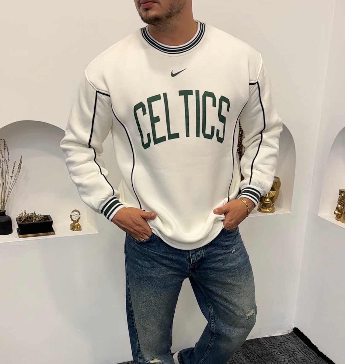 CELTİCS Pamuk Sweatshirt Oversize 