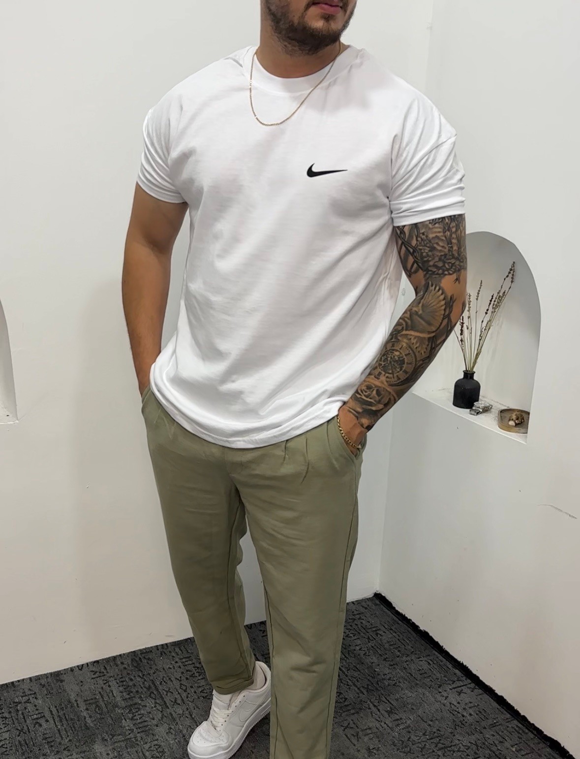 Nike Kol omuz Dar kesim Oversize kalıp 