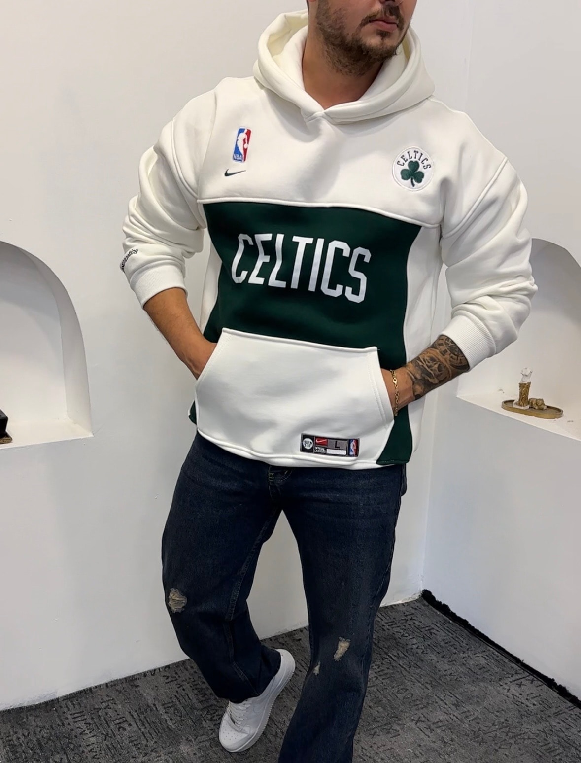 Celtıc Bostan Pamuk Sweatshirt Oversize 