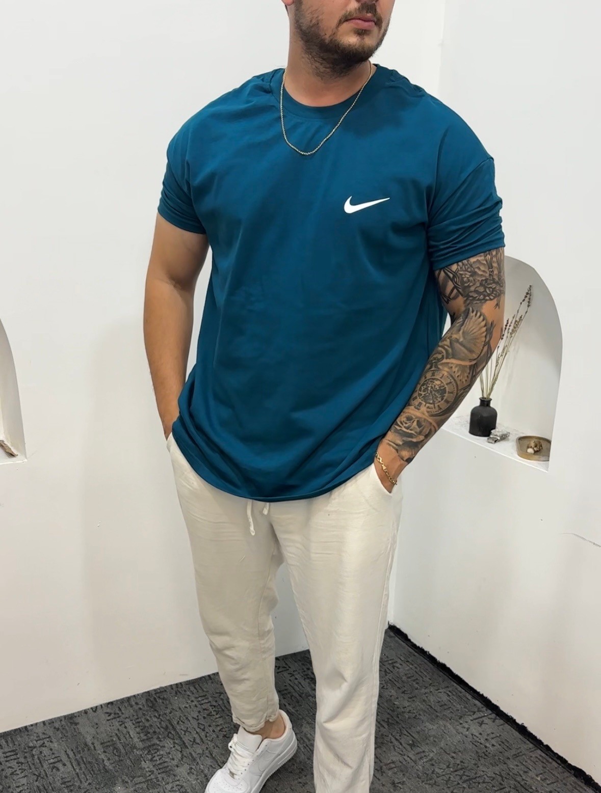 Nike Kol omuz Dar kesim Oversize kalıp 