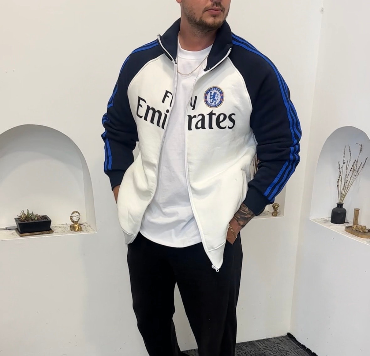 Chelase Hırka Oversize 3 İplik Şardonlu Pamuk 