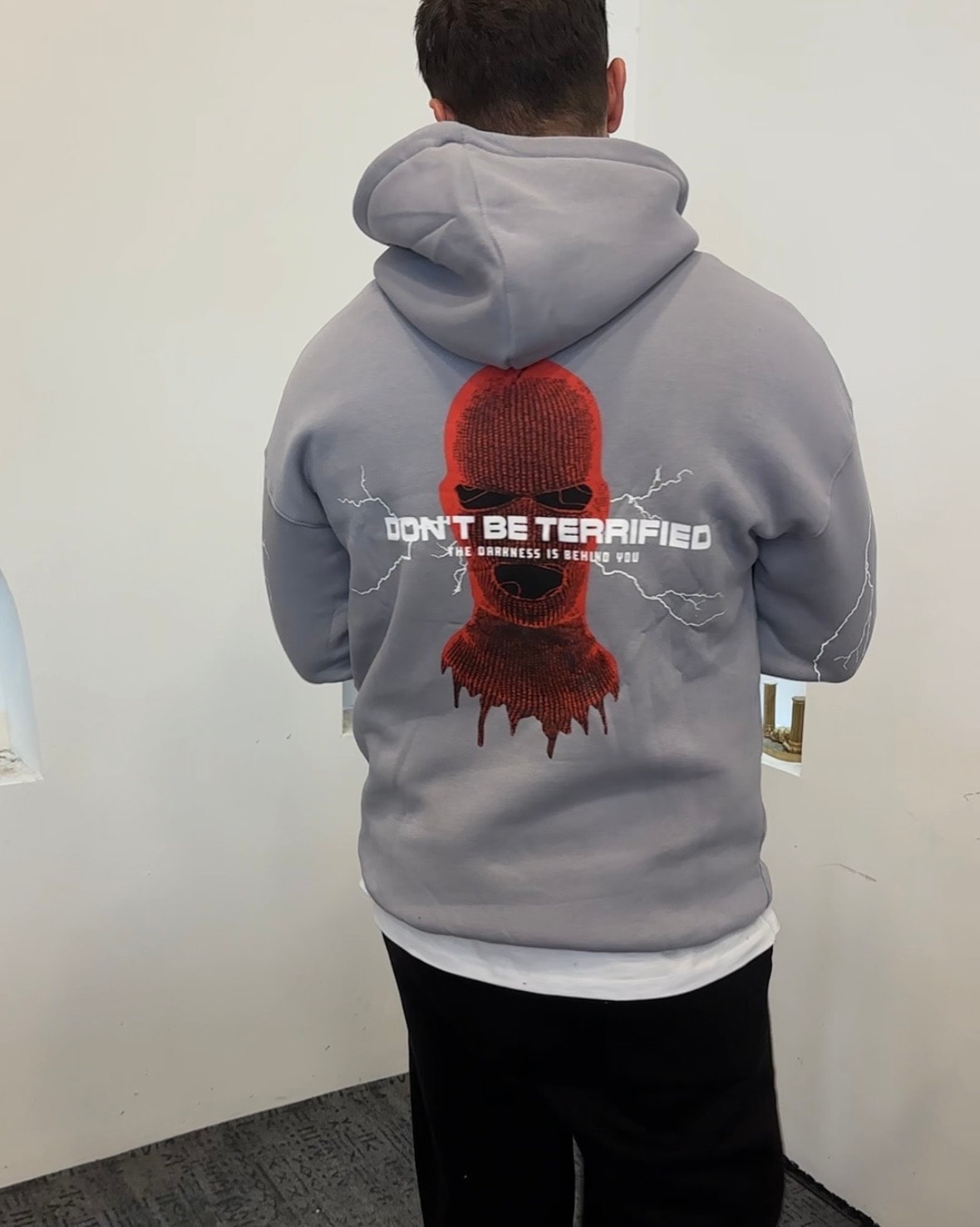 •Baskılı  Sweat 3 İplik Şardonlu Pamuk Oversize 