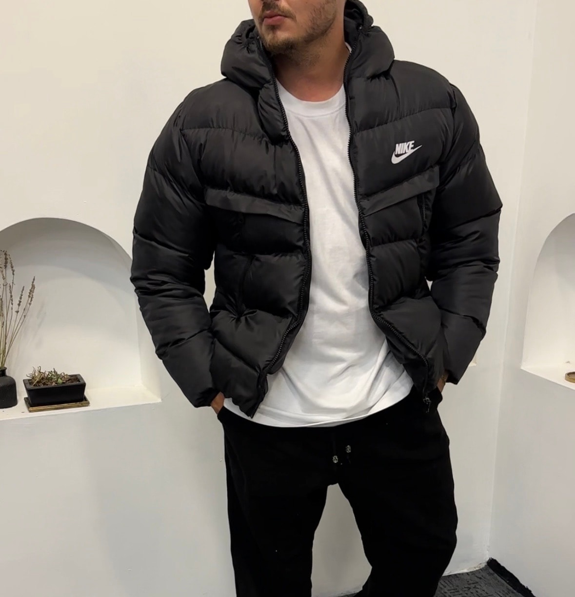 Nike Şişme Mont içi Dolumlu 