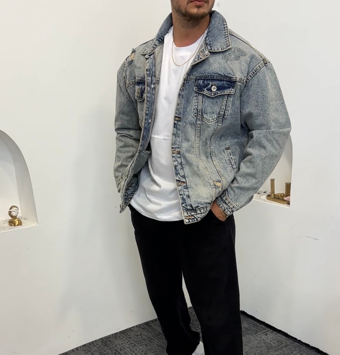 Yeni Sezon Oversize Kot Ceket 