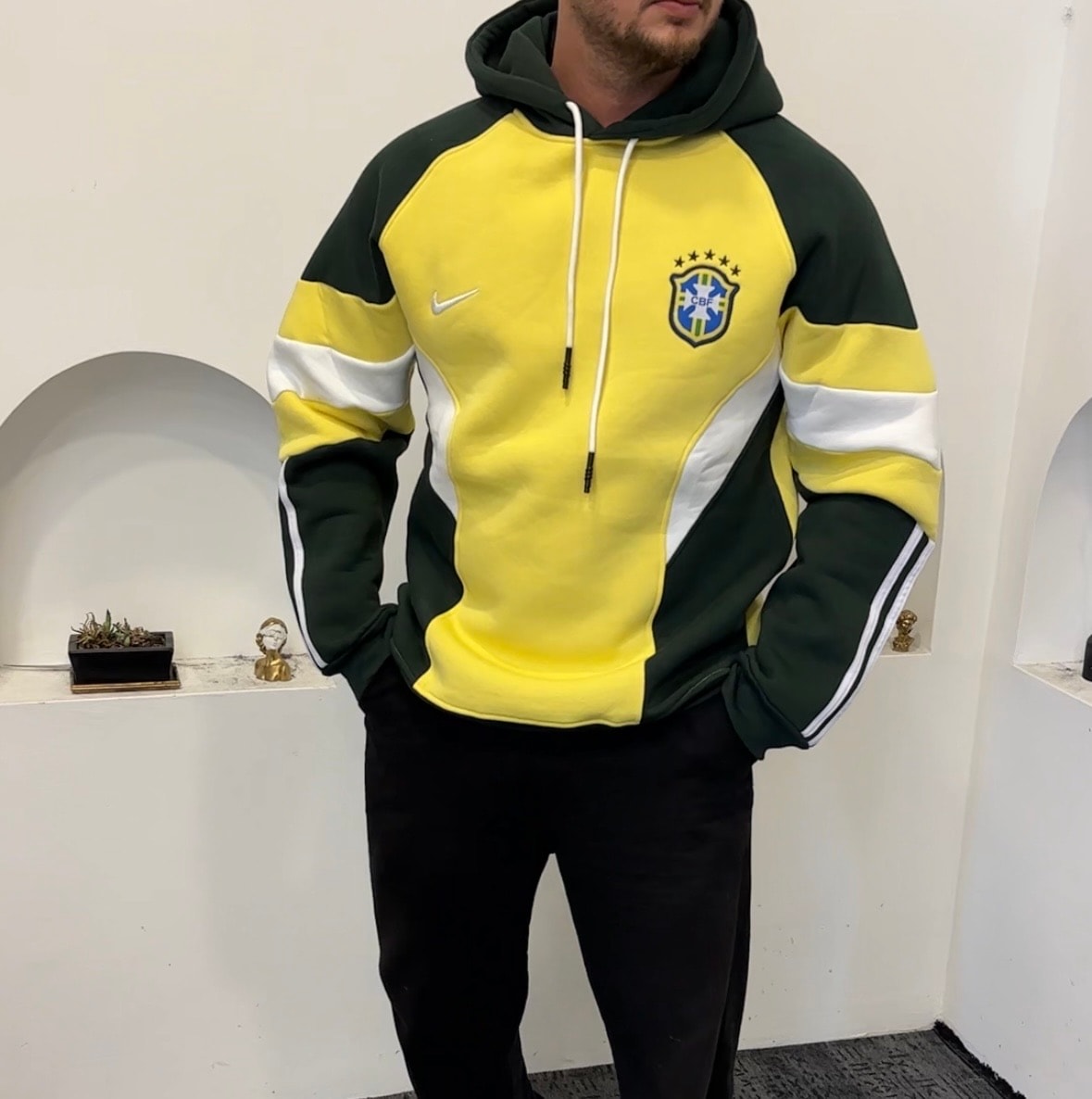 Brezilya Sweat Oversize 3 İplik Şardonlu Pamuk