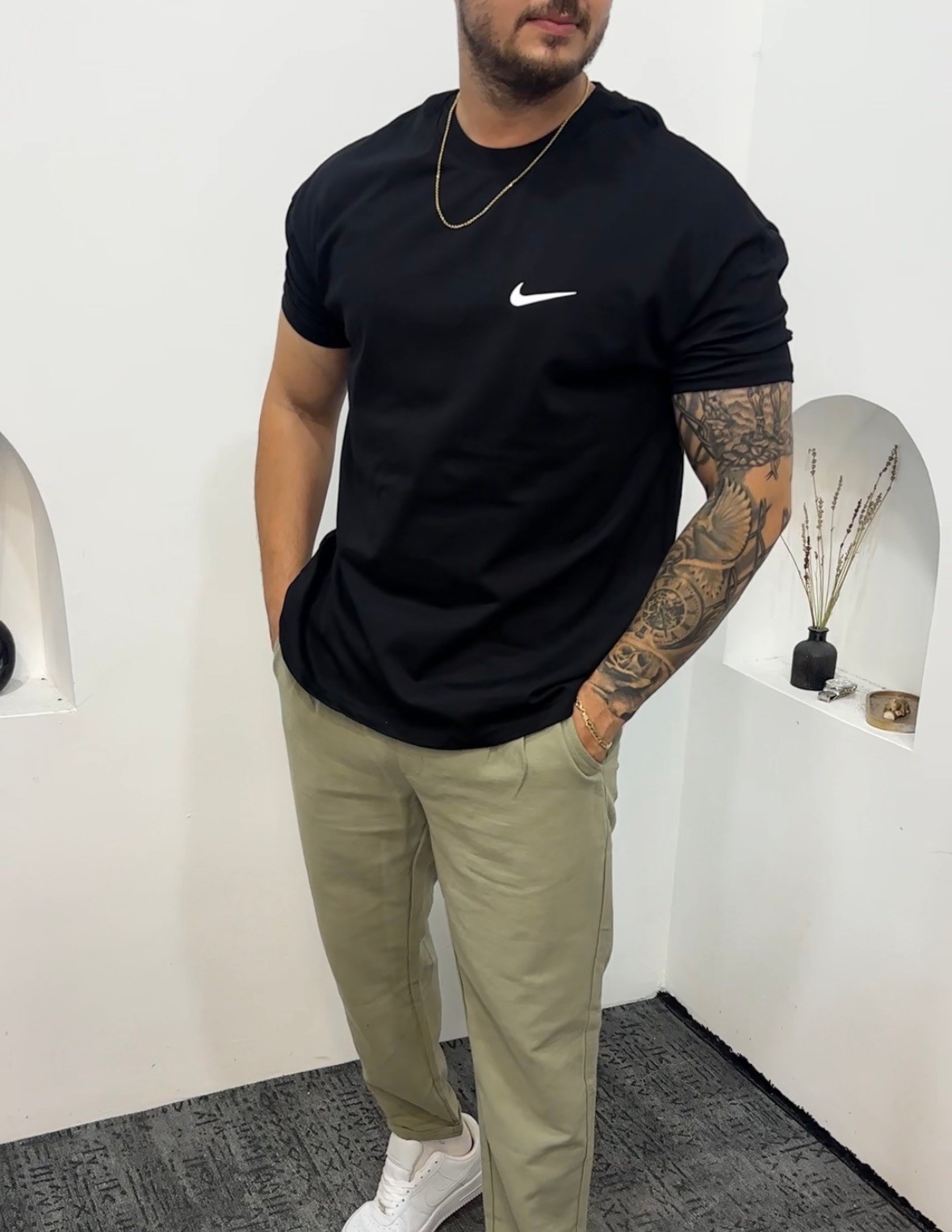 Nike Kol omuz Dar kesim Oversize kalıp 