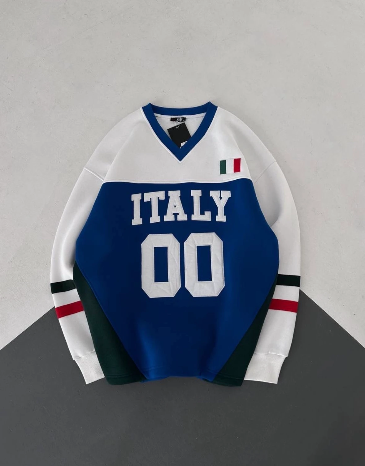ITALY Pamuk Sweat 3 iplik şardonlu Oversize 