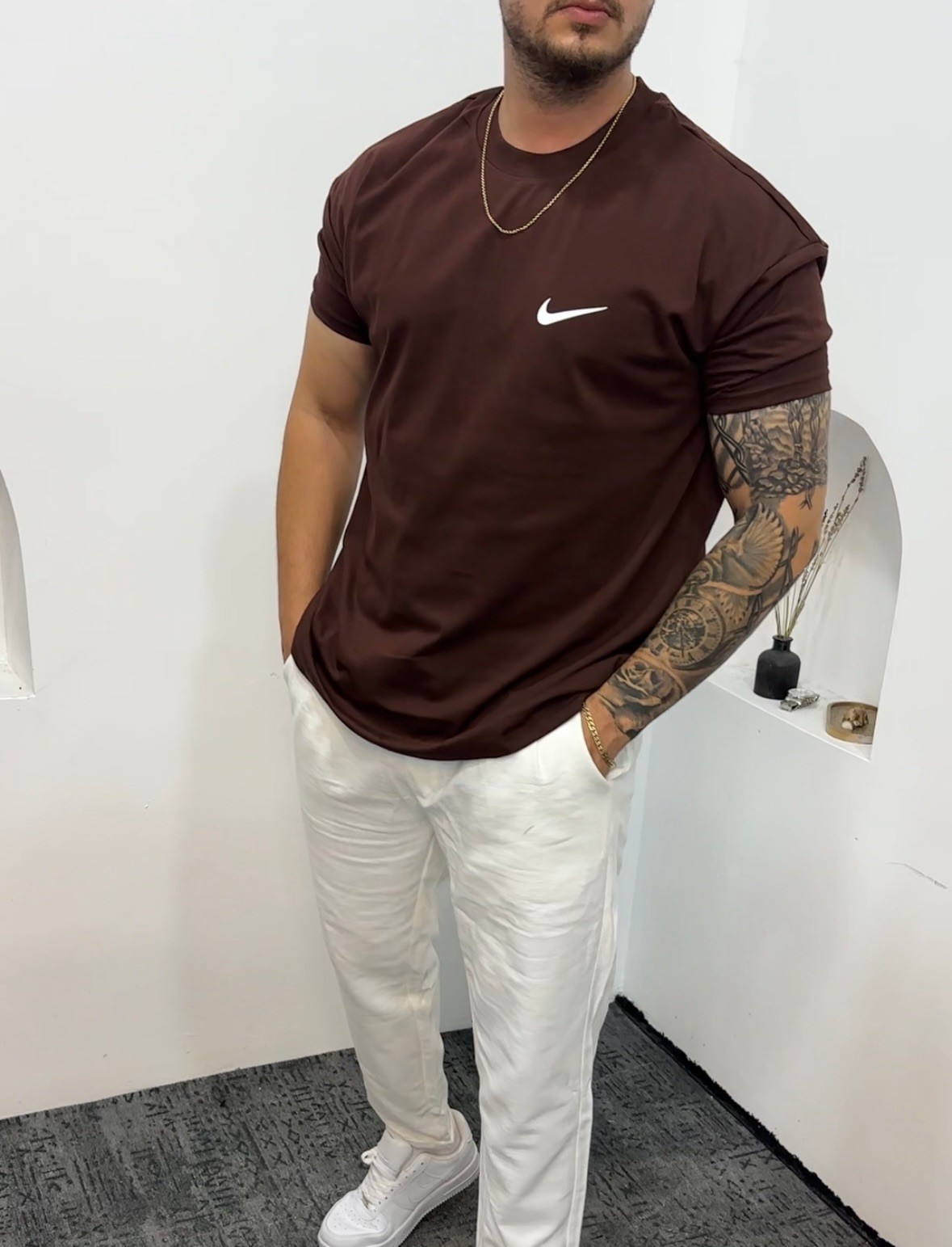 Nike Kol omuz Dar kesim Oversize kalıp 