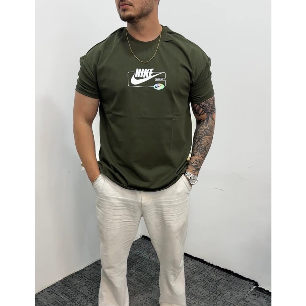 Kol omuz dar kesim Haki Nike