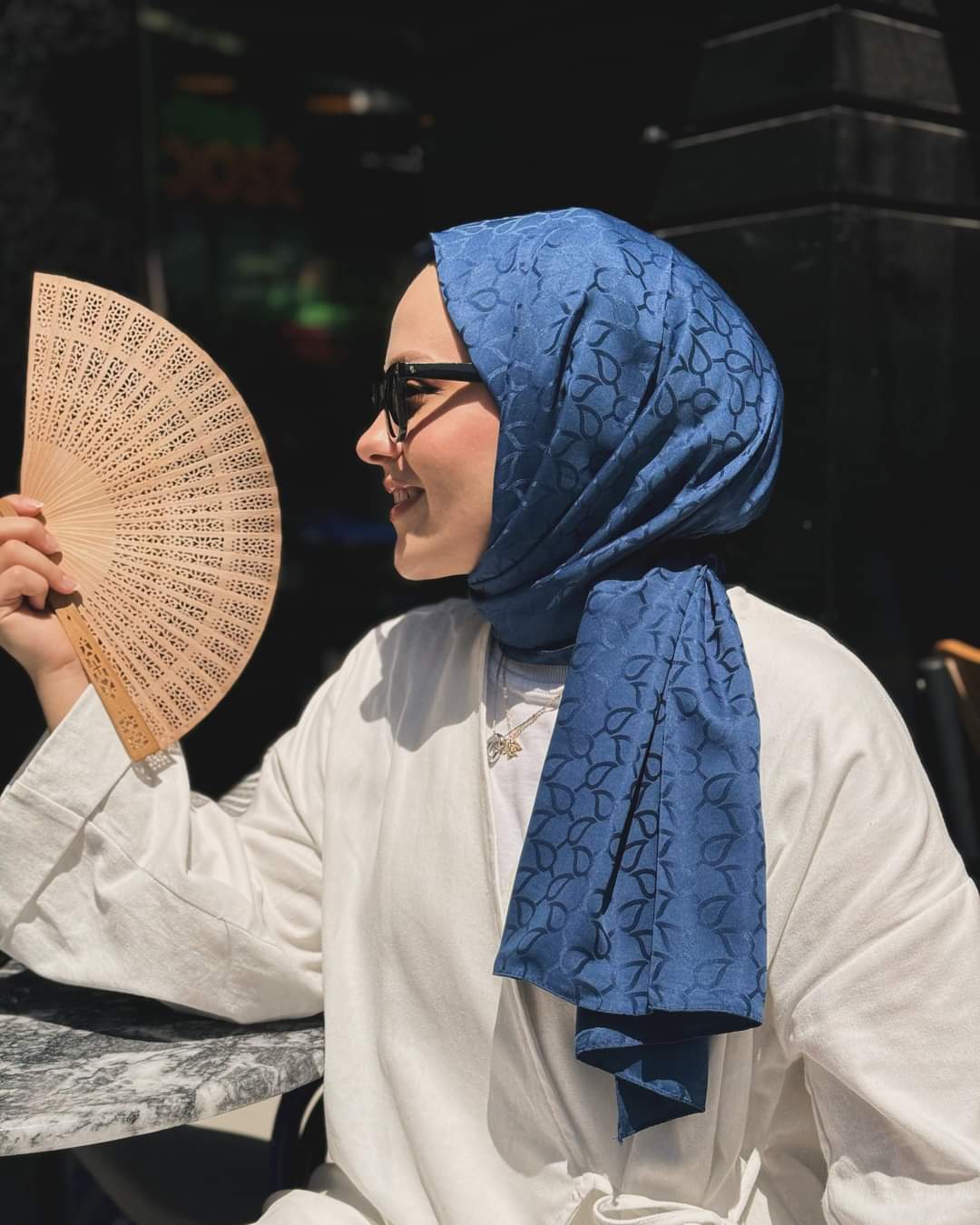 Jakarlı Desenli Şal