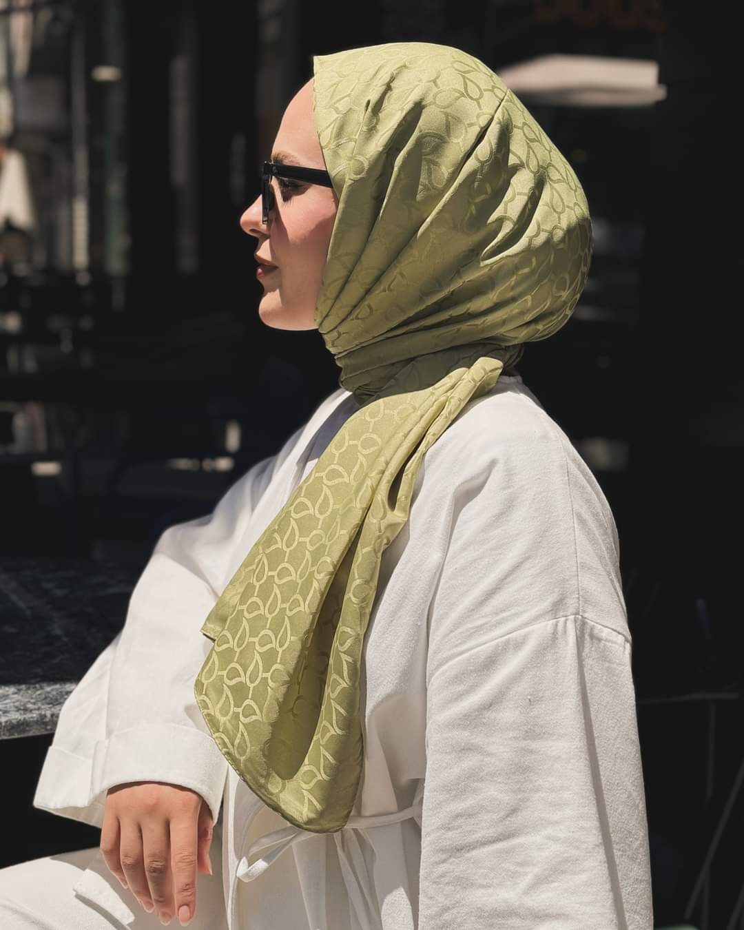 Jakarlı Desenli Şal