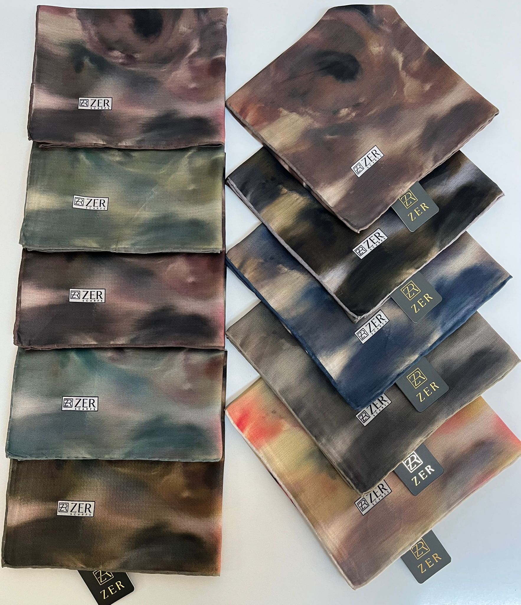 Zer Desenli Organik Eşarp - 2