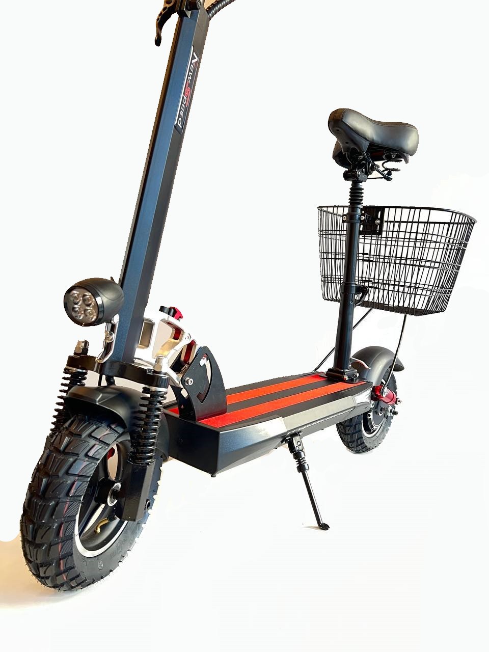 NEW SPEED Sepetli, Çantalı Ve Koltuklu Elektrikli Scooter 9800 Nsn 800w