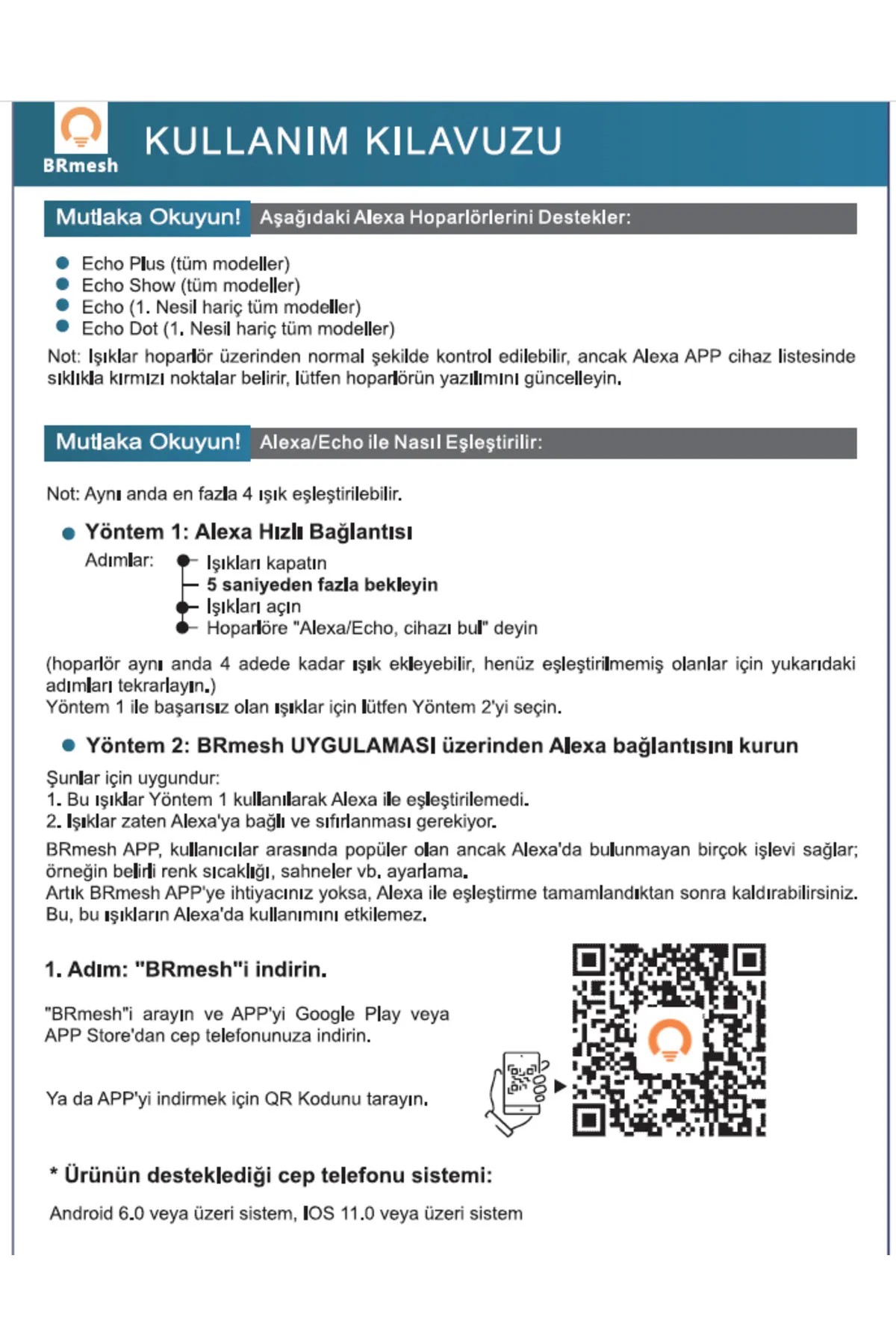 Spot Lamba, Benzersiz Çok Renkli , Bluetooth, Echo ''Alexa'' Özellikli. 95-110 Mm