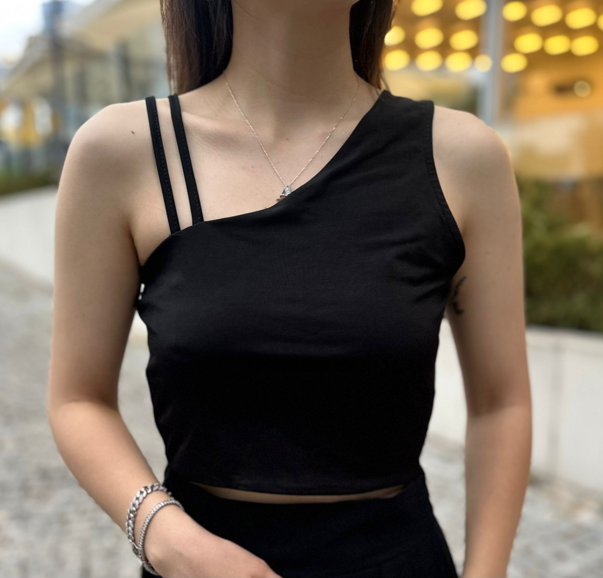 Çift Askılı Crop