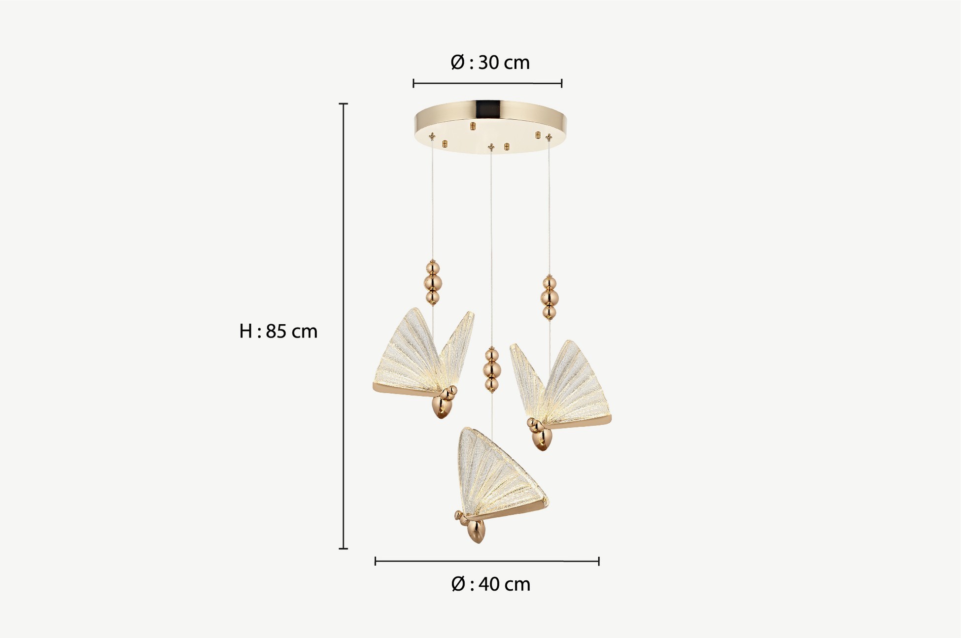 AV-5271-3ST Chandelier