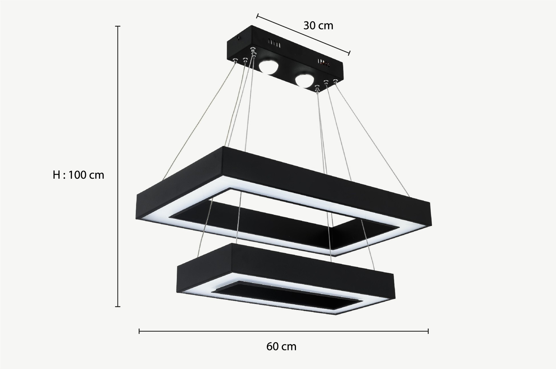 AV-1573-BSY-60X30-DD Chandelier