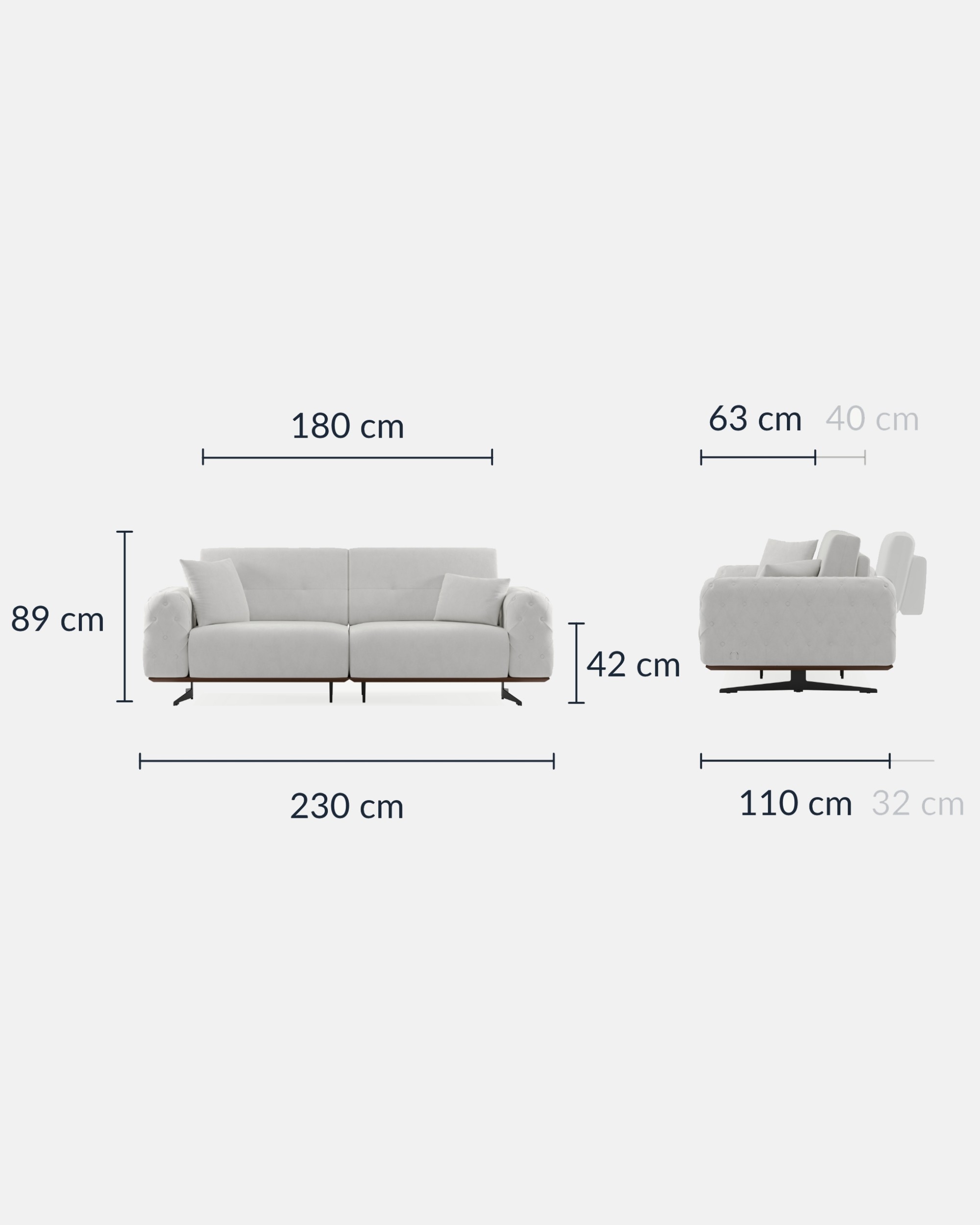 Leonardo 3 Seater