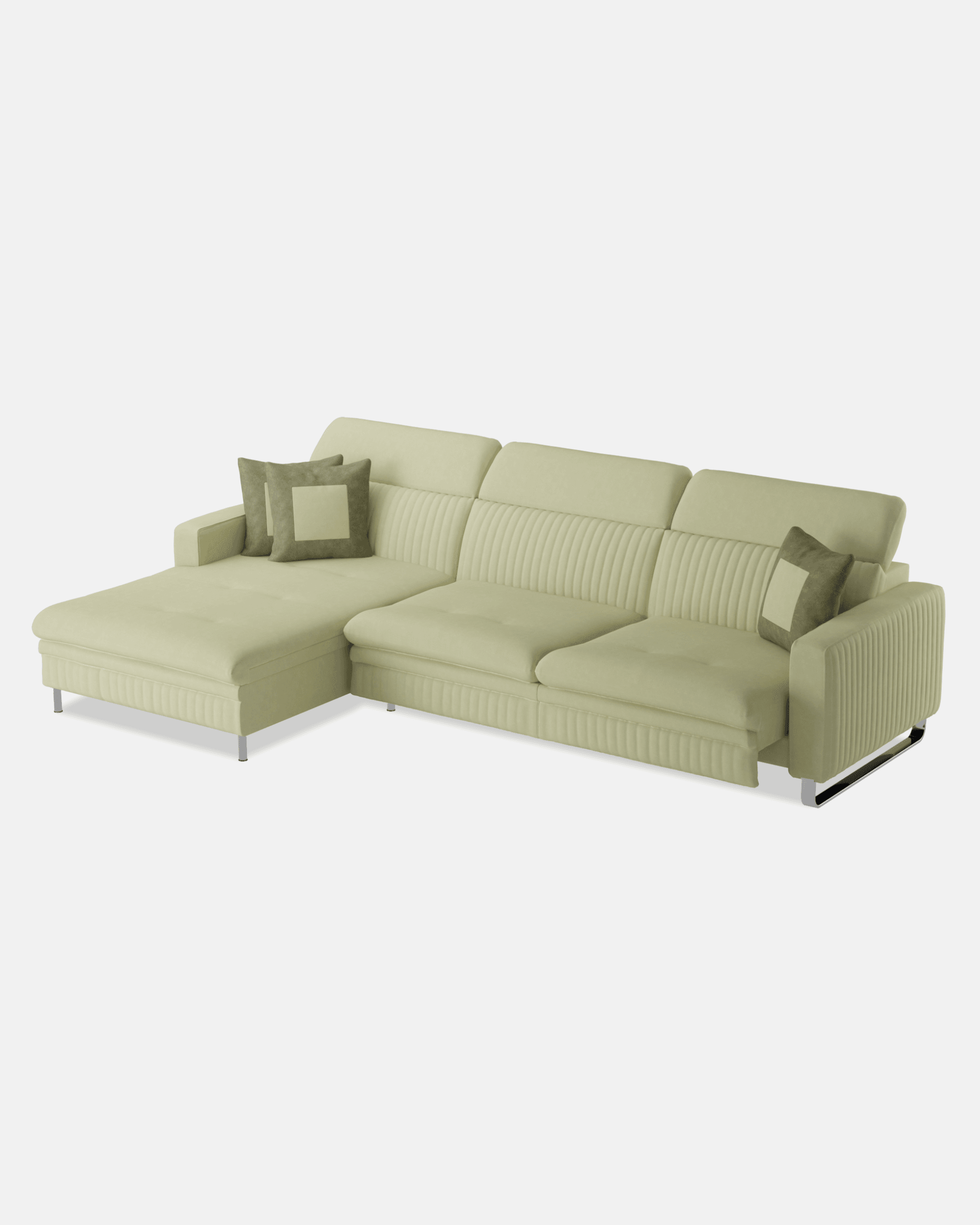 Galaxy Left Hand Facing Relax Corner Recliner Sofa