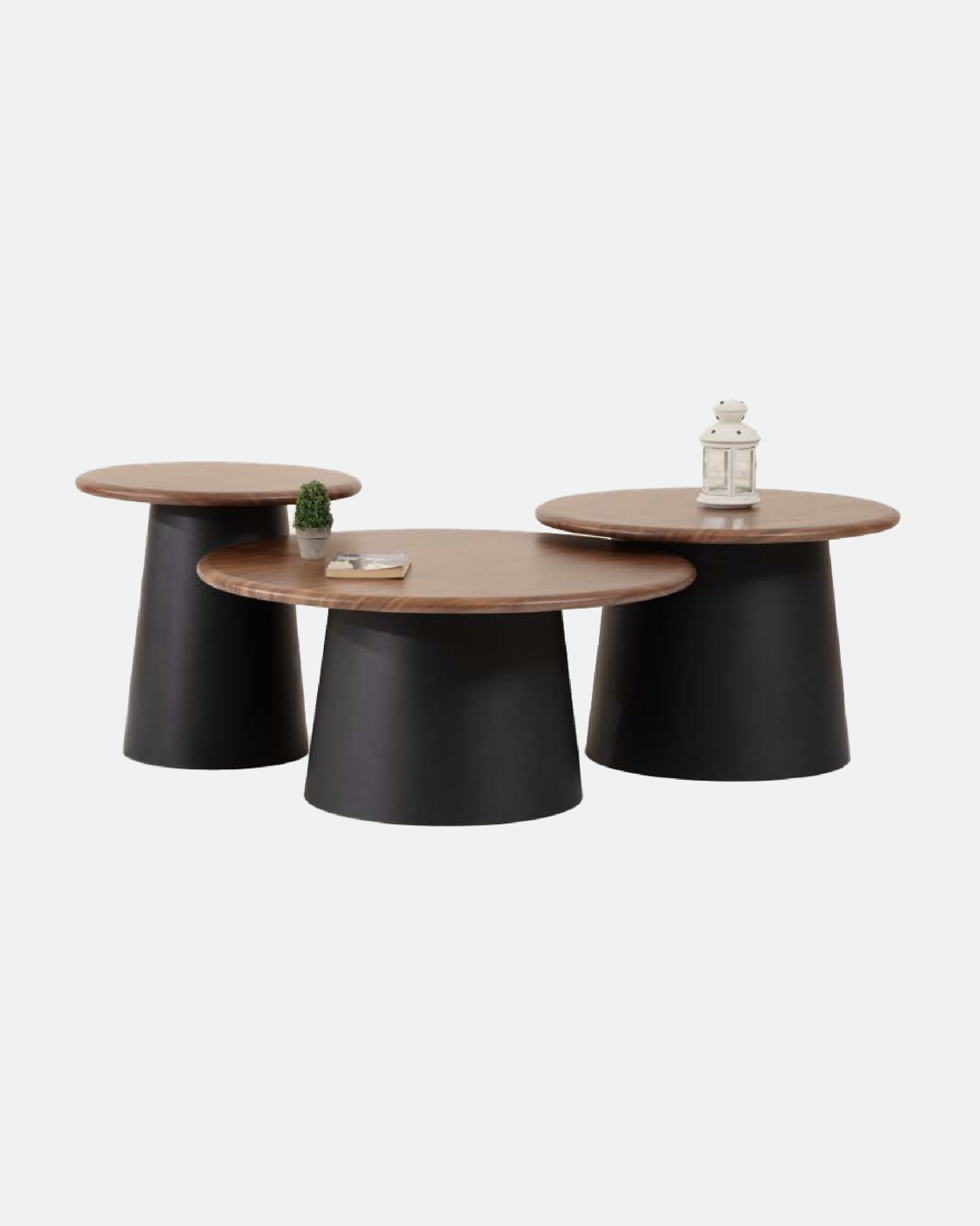 Onyx Black Coffee Table (3Pcs)