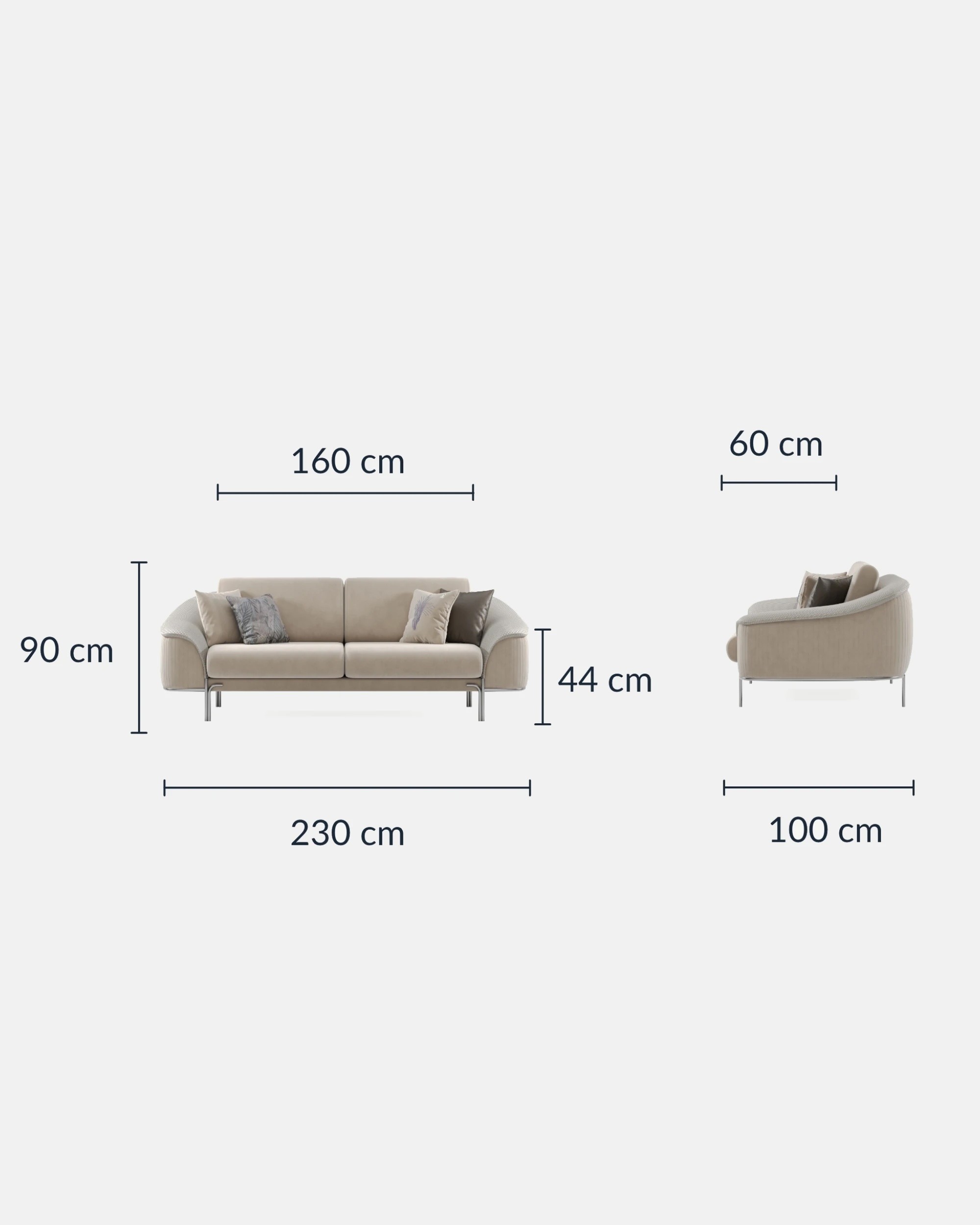 Alia Sofa 230 CM