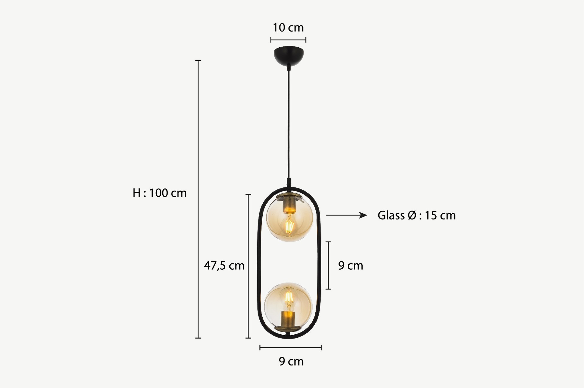 AV-4275-2BSY Chandelier