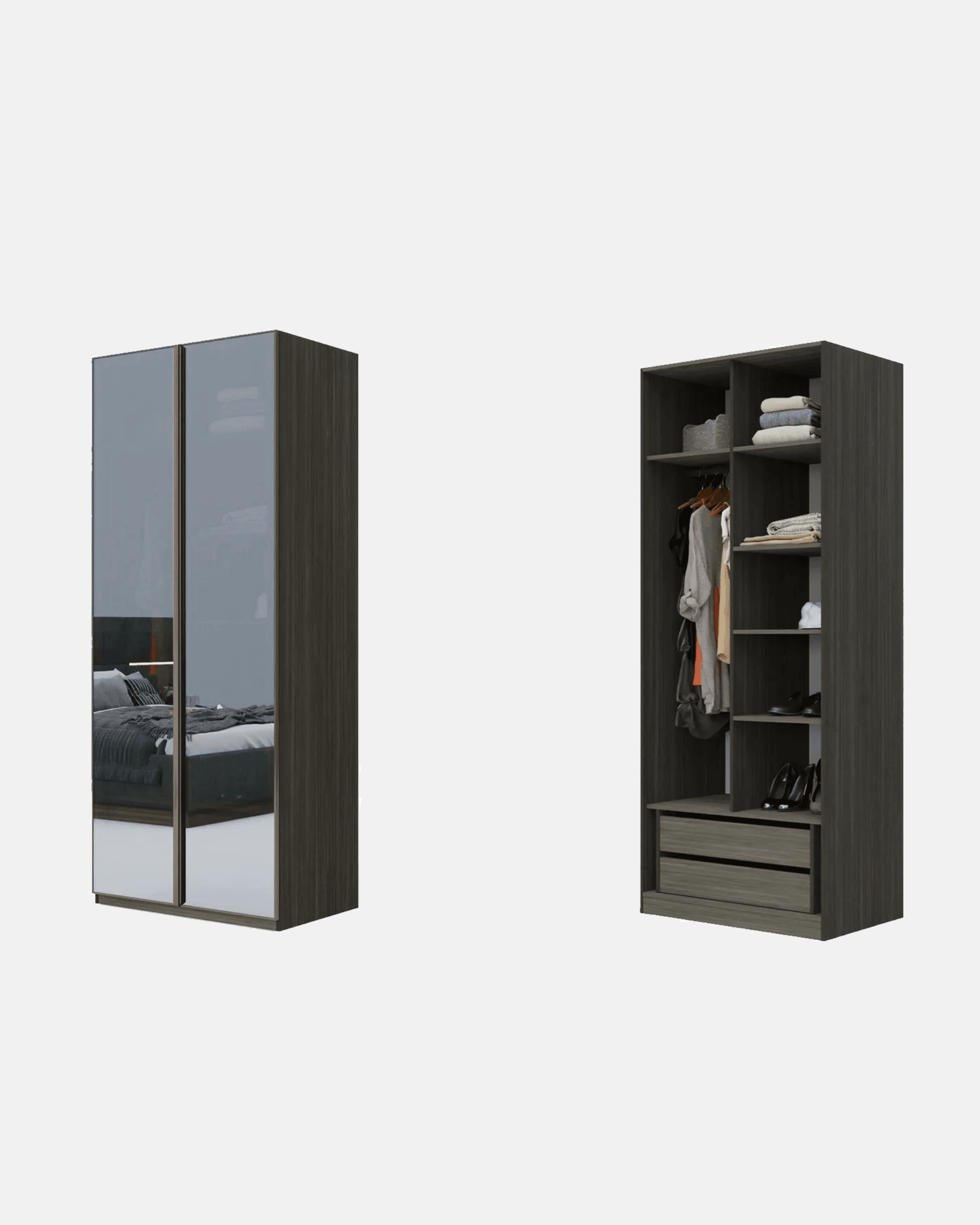 AURORA WARDROBE 90 CM