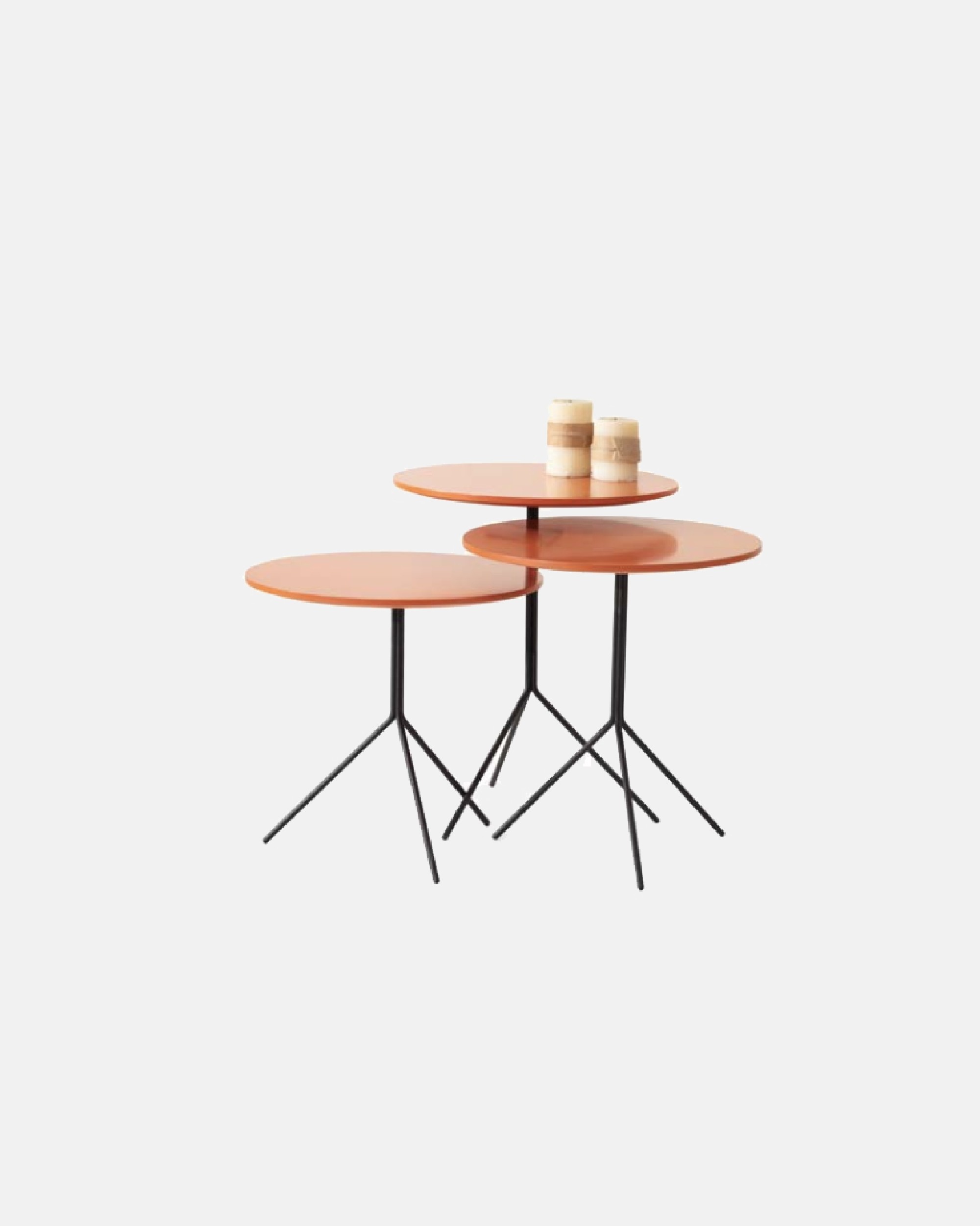 Orange Nesting Table