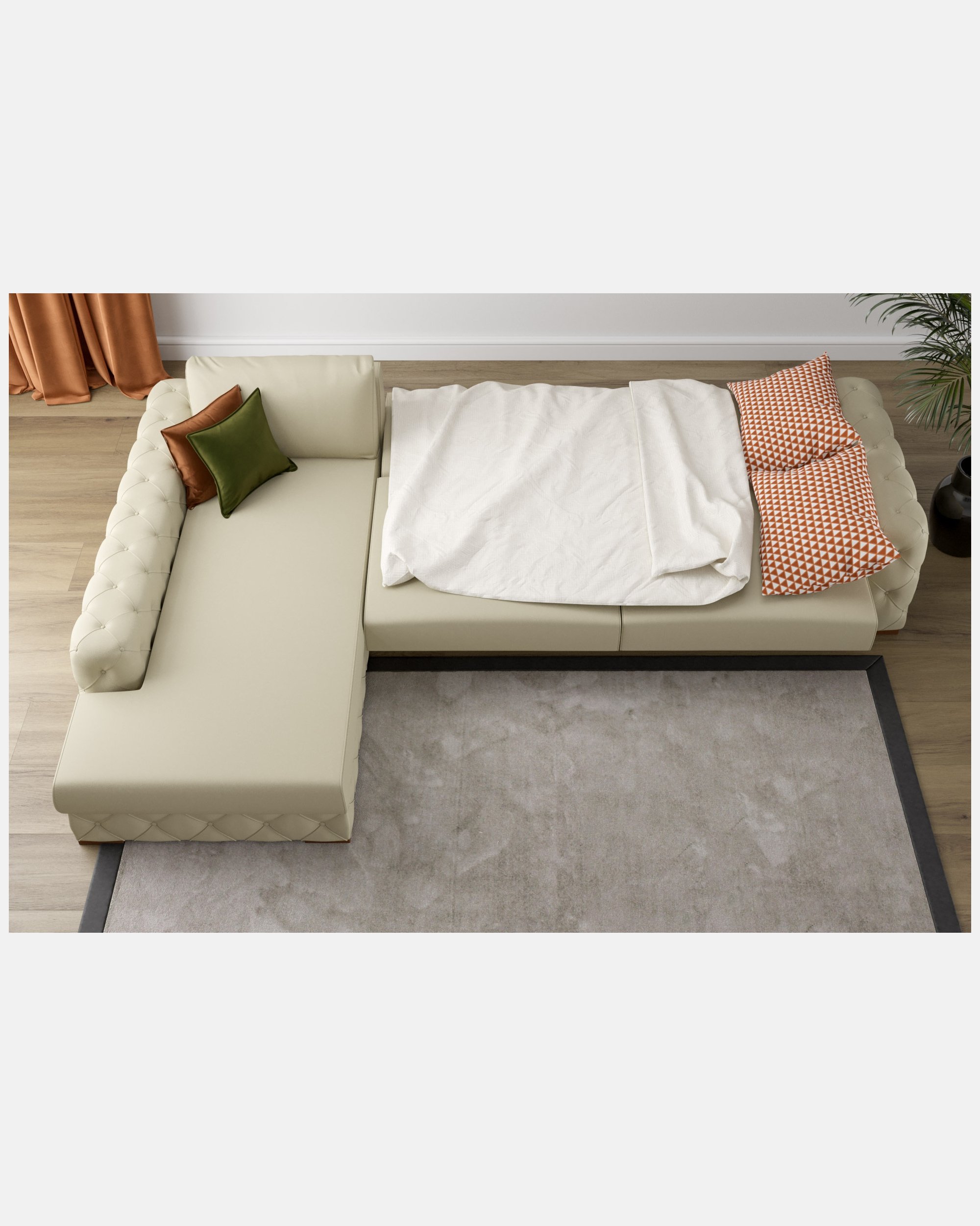 Catherina Left Hand Facing Relax Corner Sofa