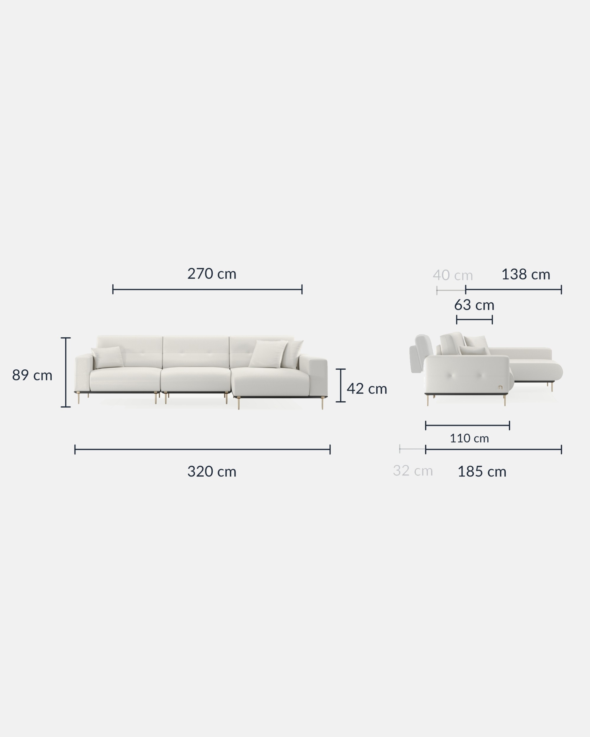 Tenero Relax Corner Sofa Right