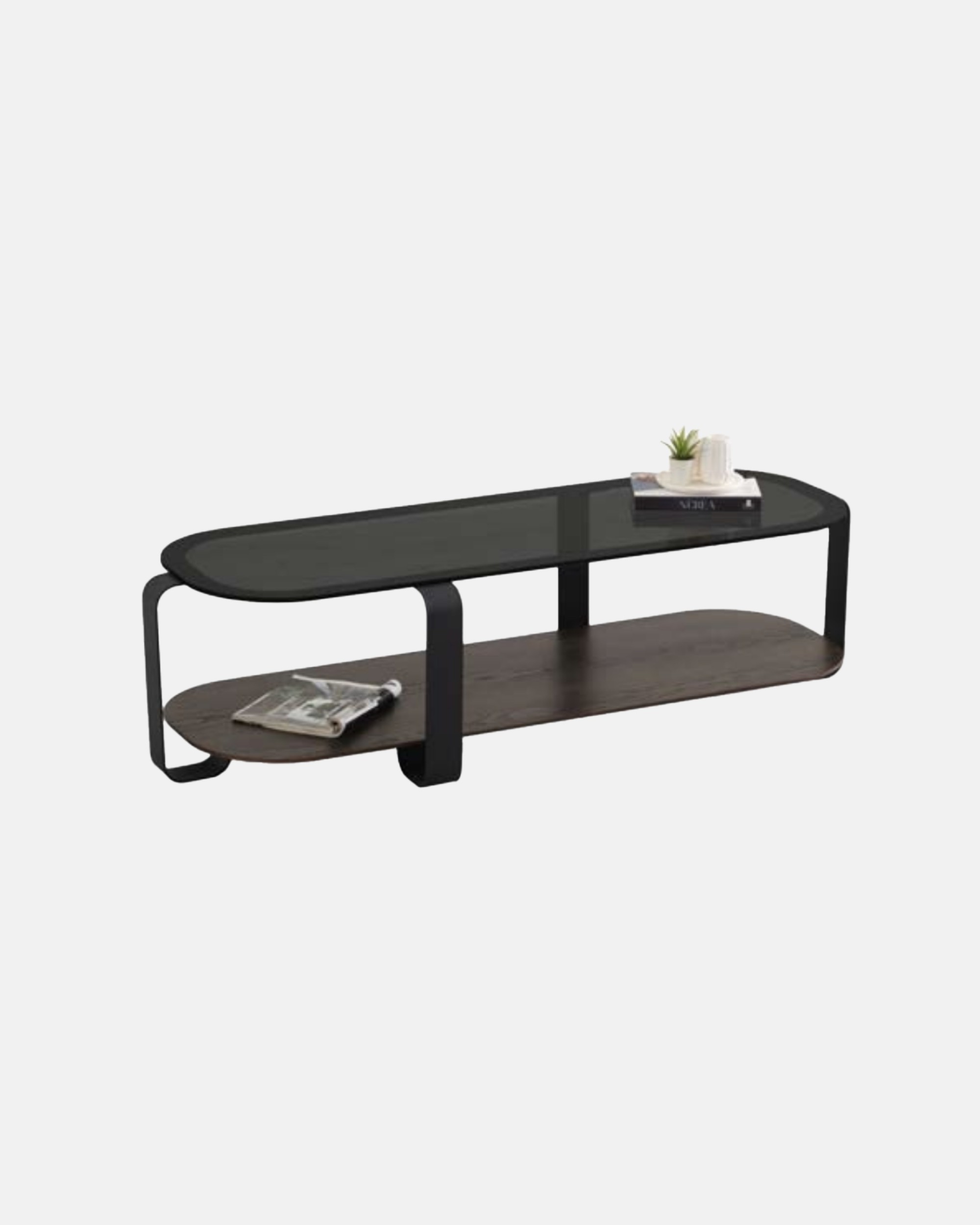 Regal Black Rectangle Coffee Table