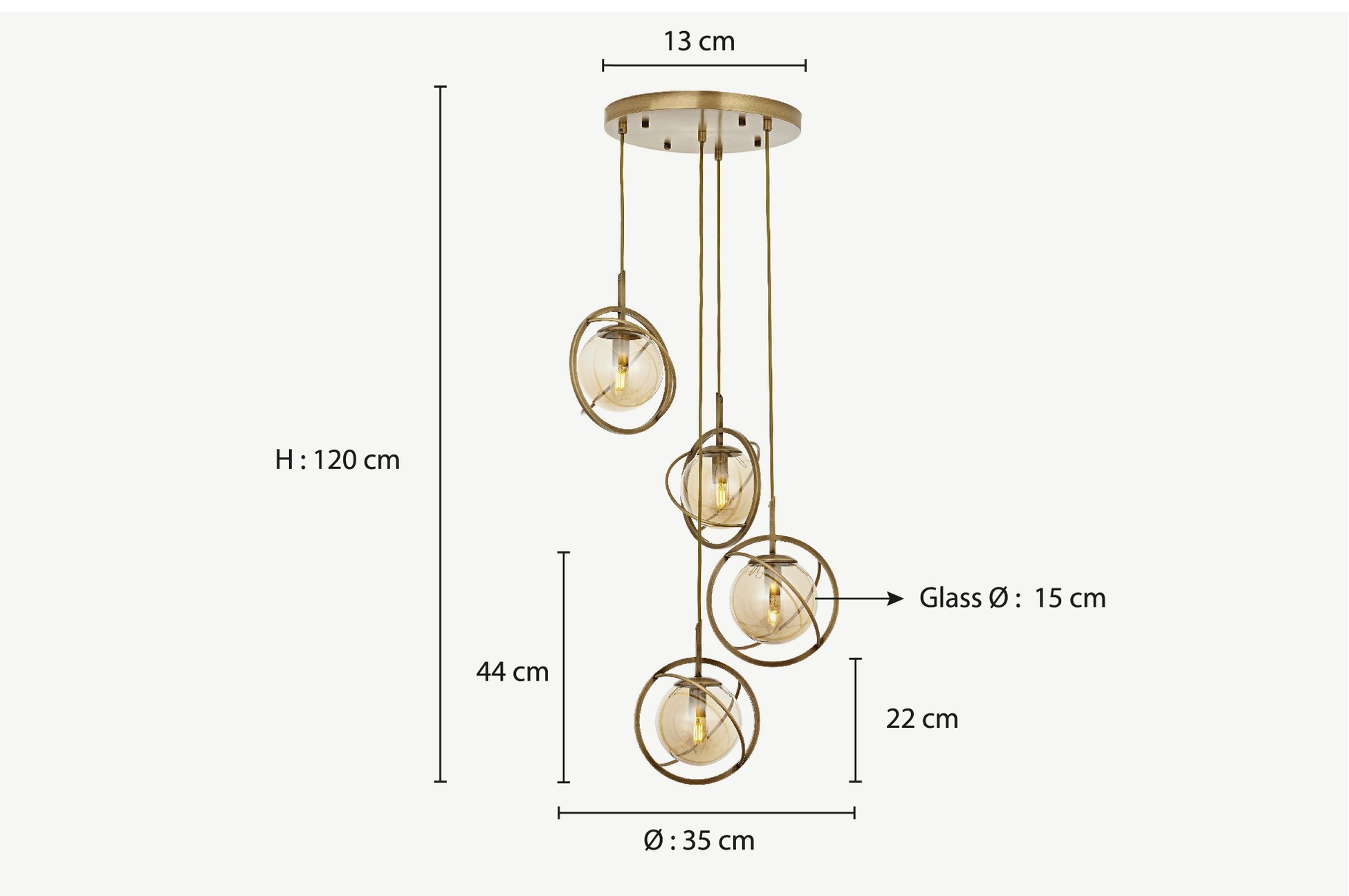 AV-1850-4ET Chandelier