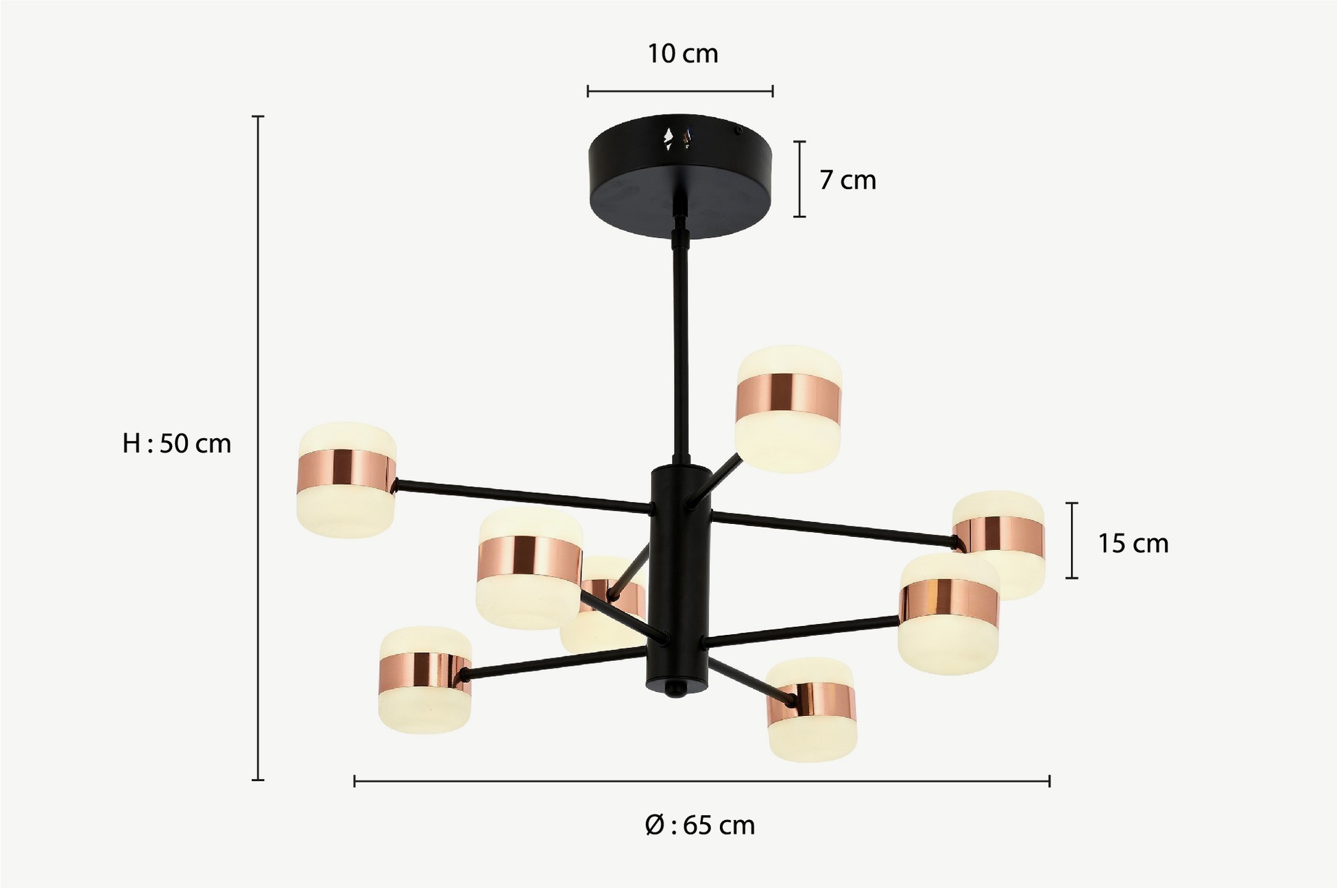 AV-1770-8CPR Ceiling Light