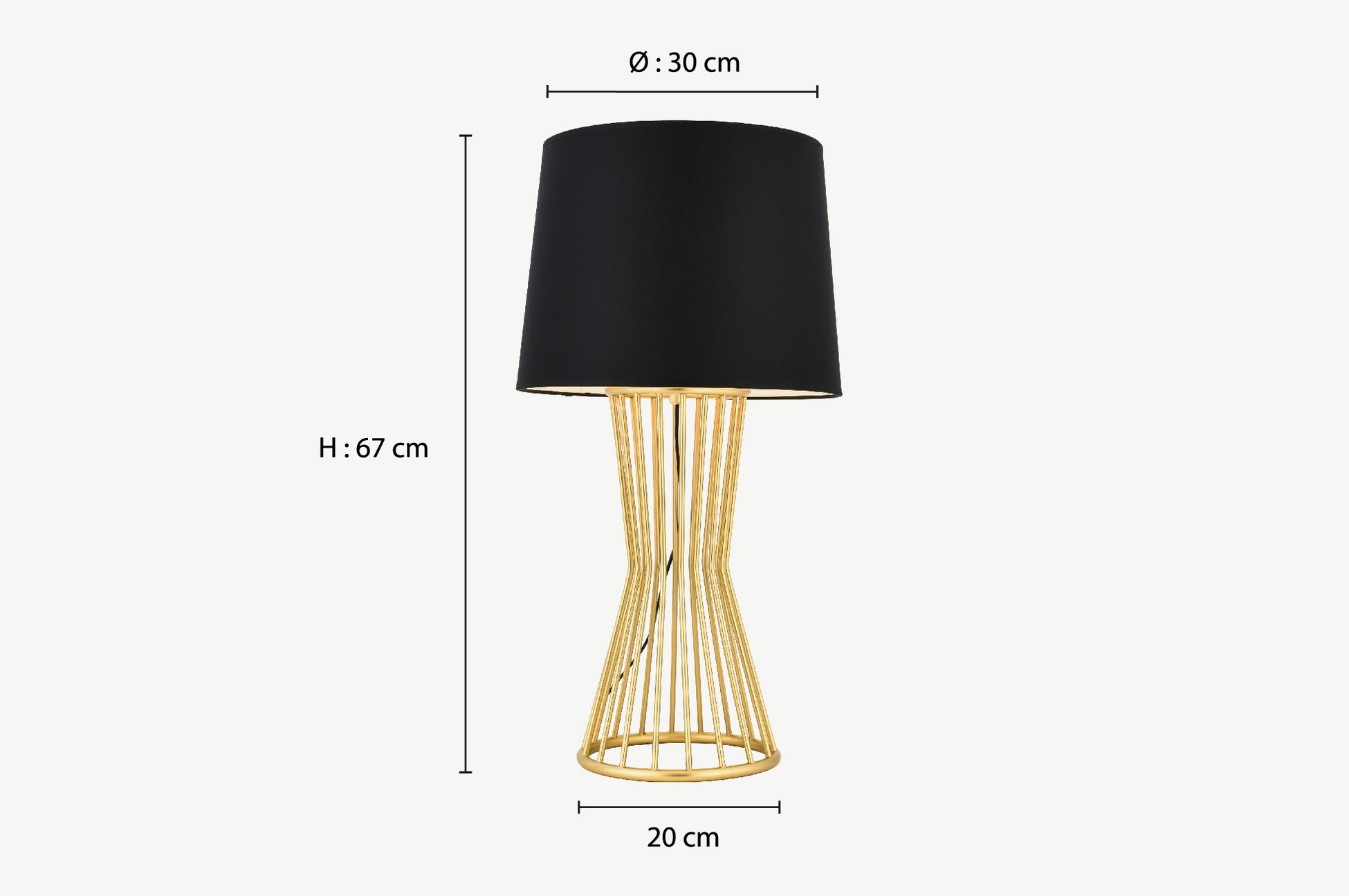 HML-9073-1BSA Table Lamp