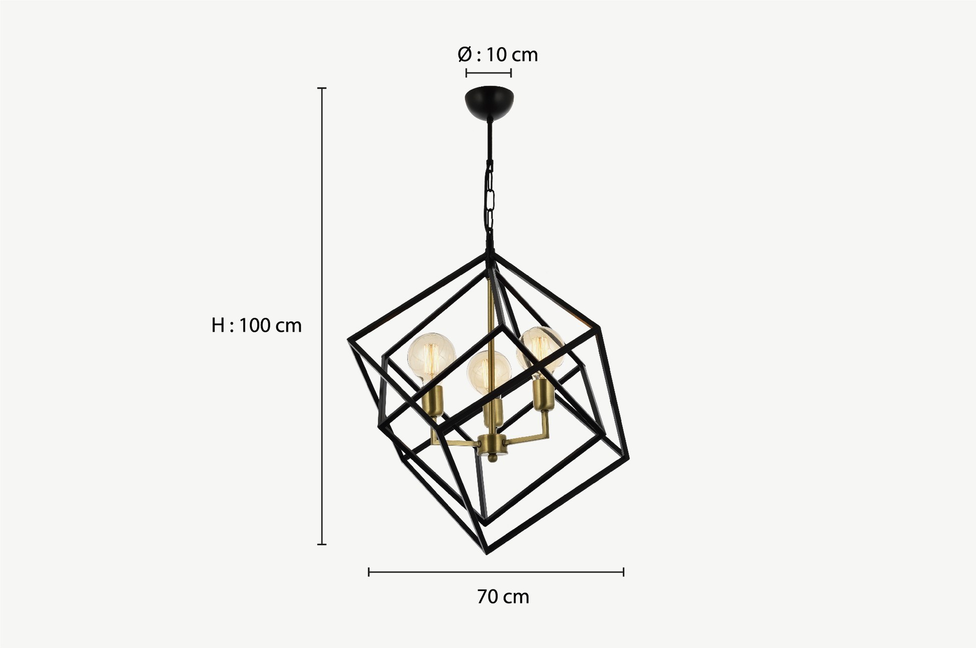 AV-1722-3BSY Chandelier