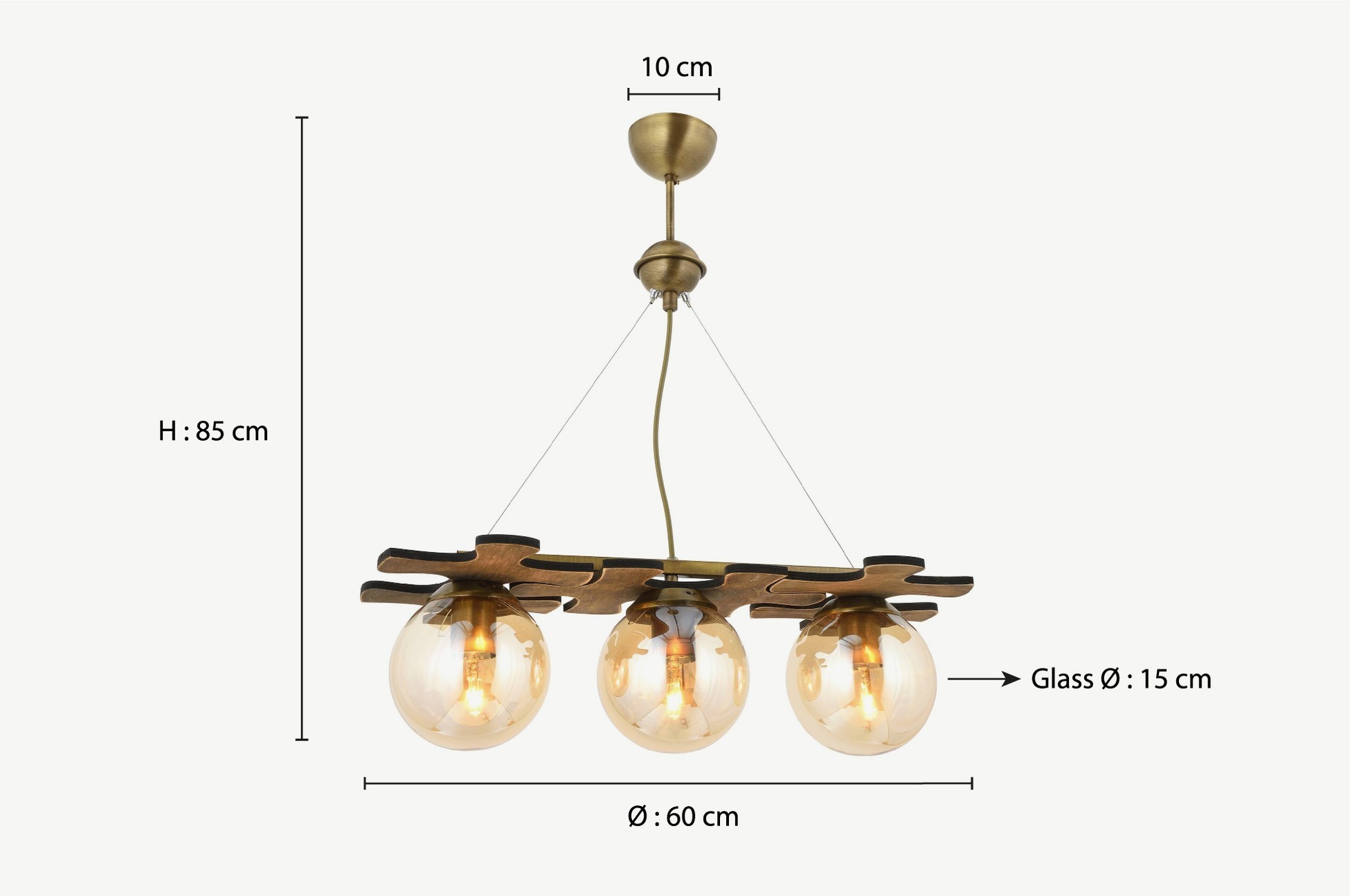 AV-1588-3EY Chandelier