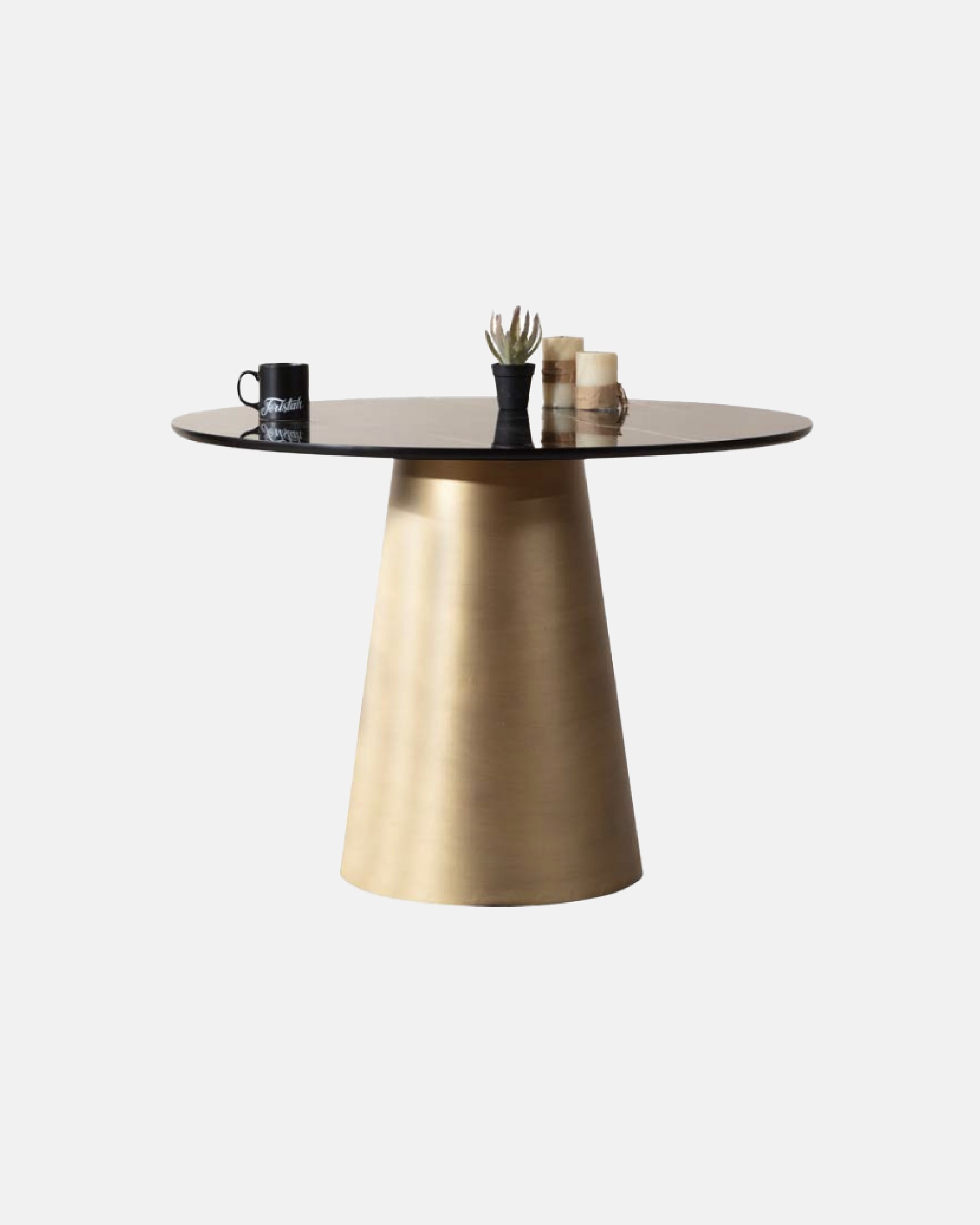 Radiant Brass Brunch Table