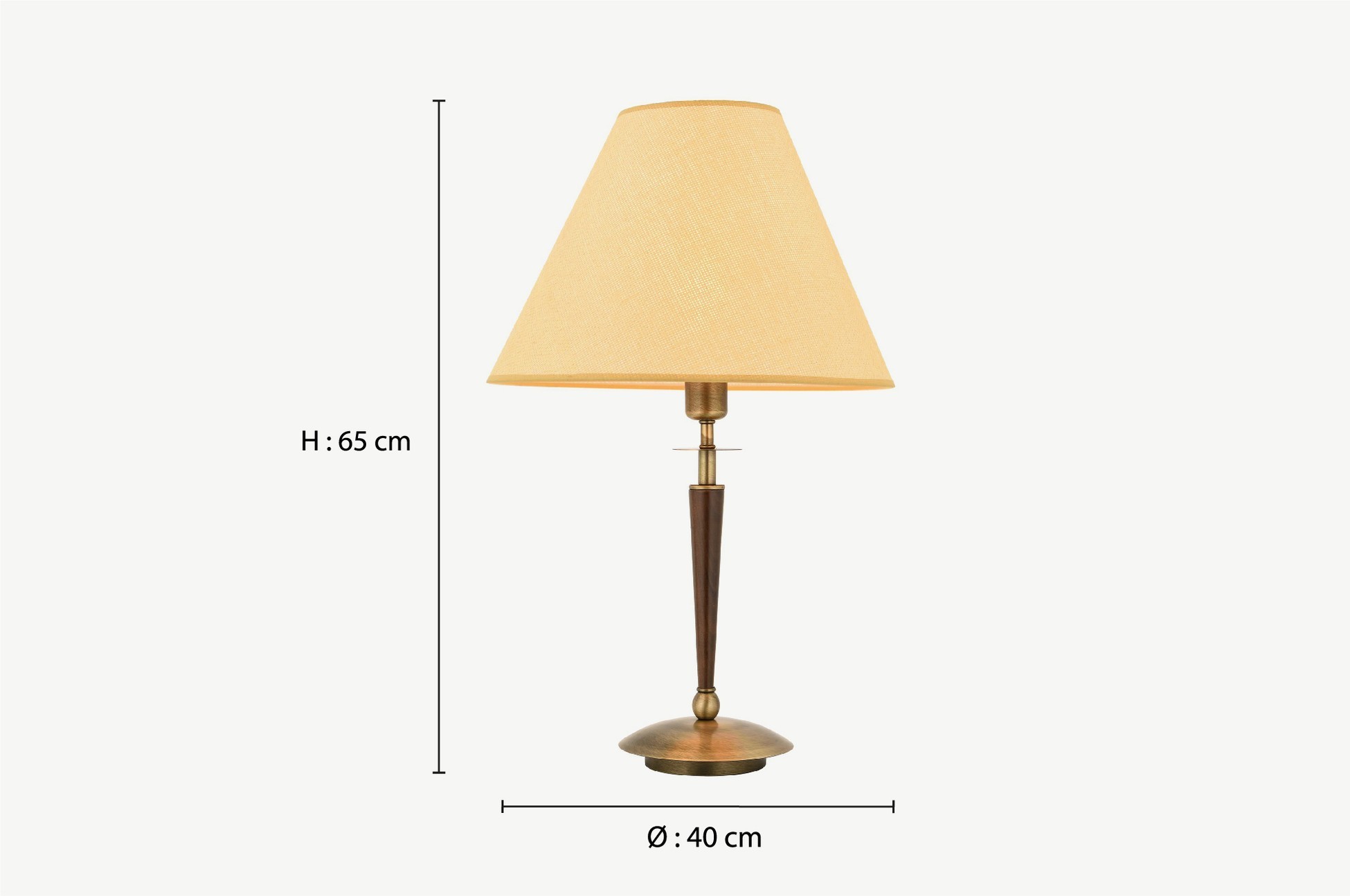 HML-9009-1EB Table Lamp