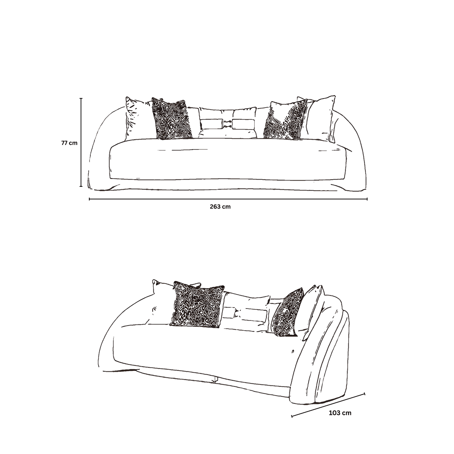 Leora 3 Seater 