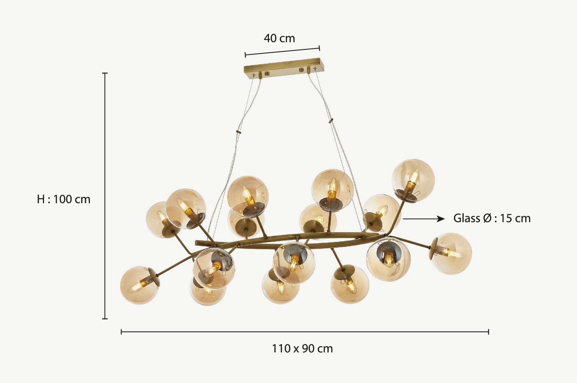 AV-4286-16EY Chandelier