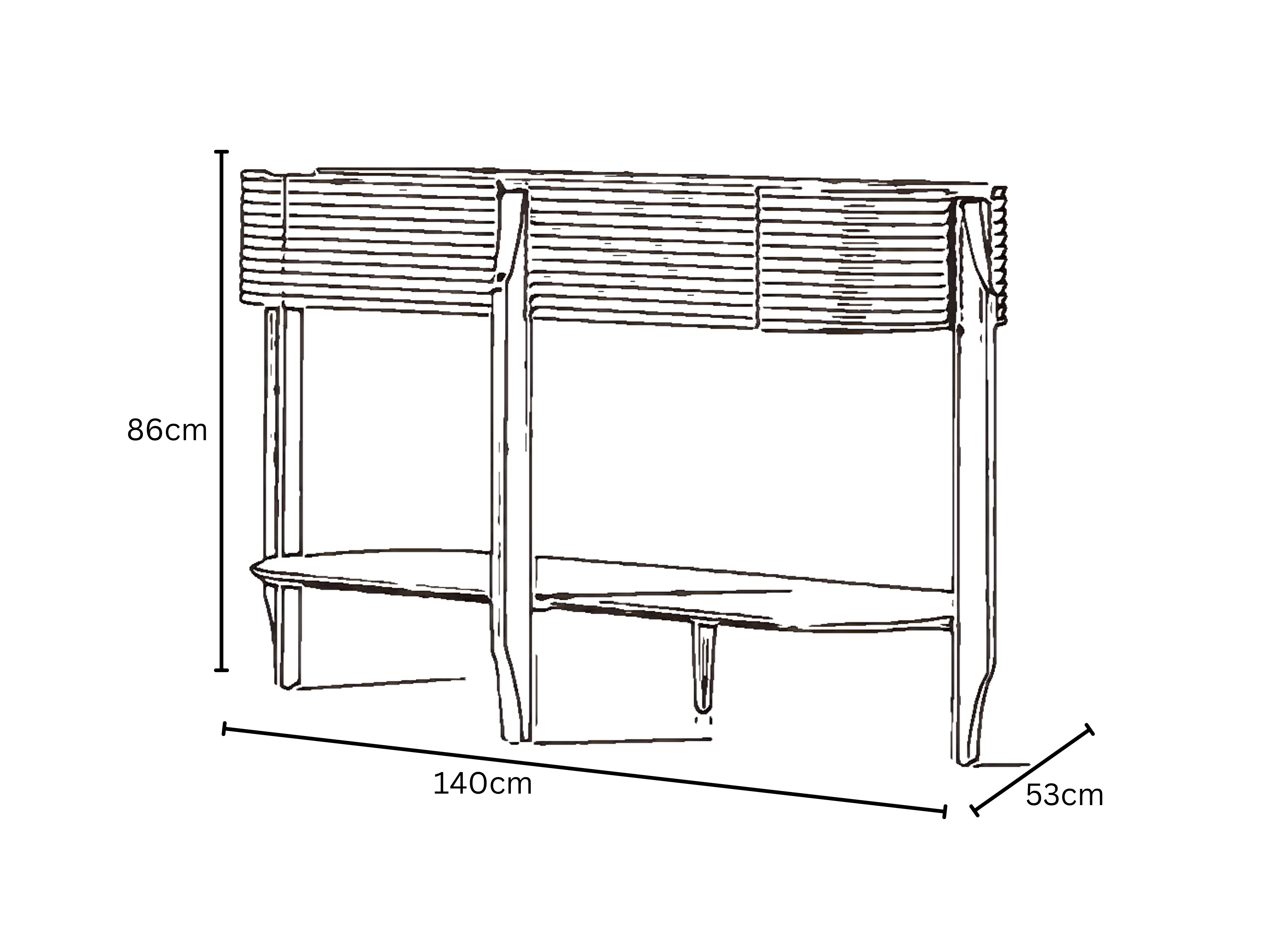  Leora Dresser and Mirror
