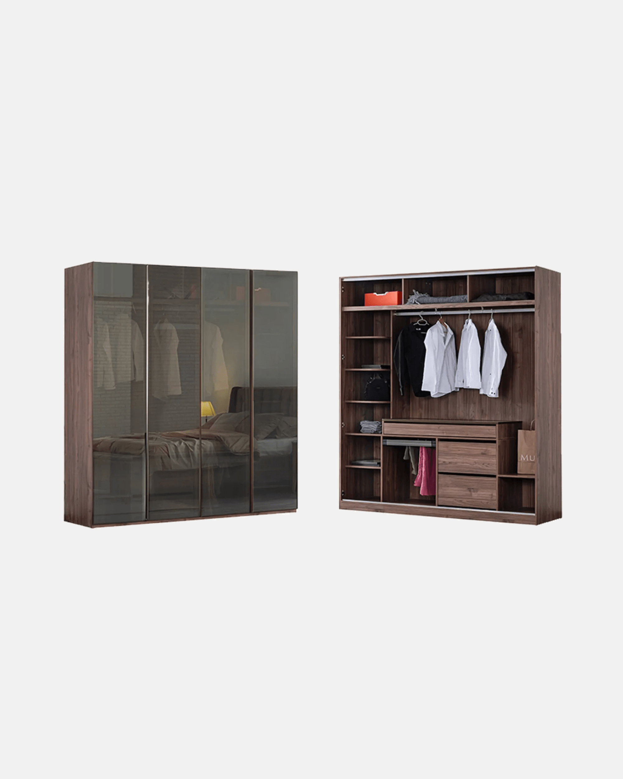 ANTIC WARDROBE 200 CM