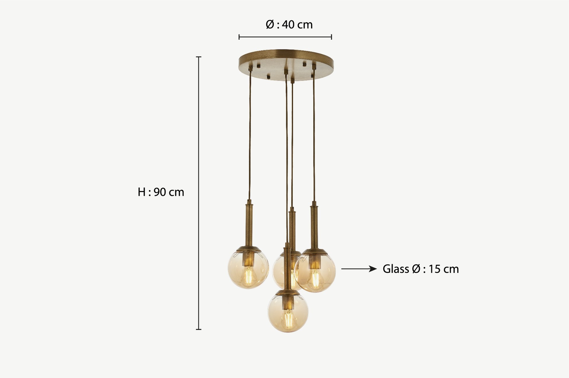 AV-1781-4ET Chandelier