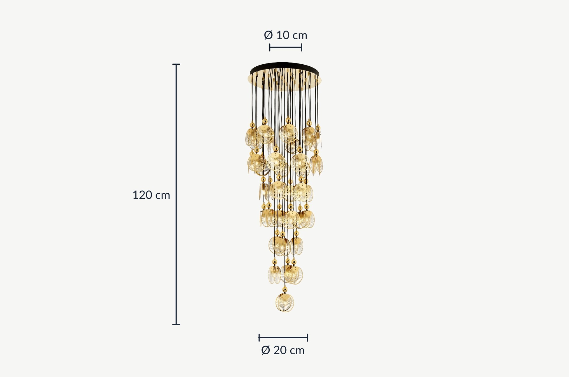 AV-4317-37BSA Chandelier