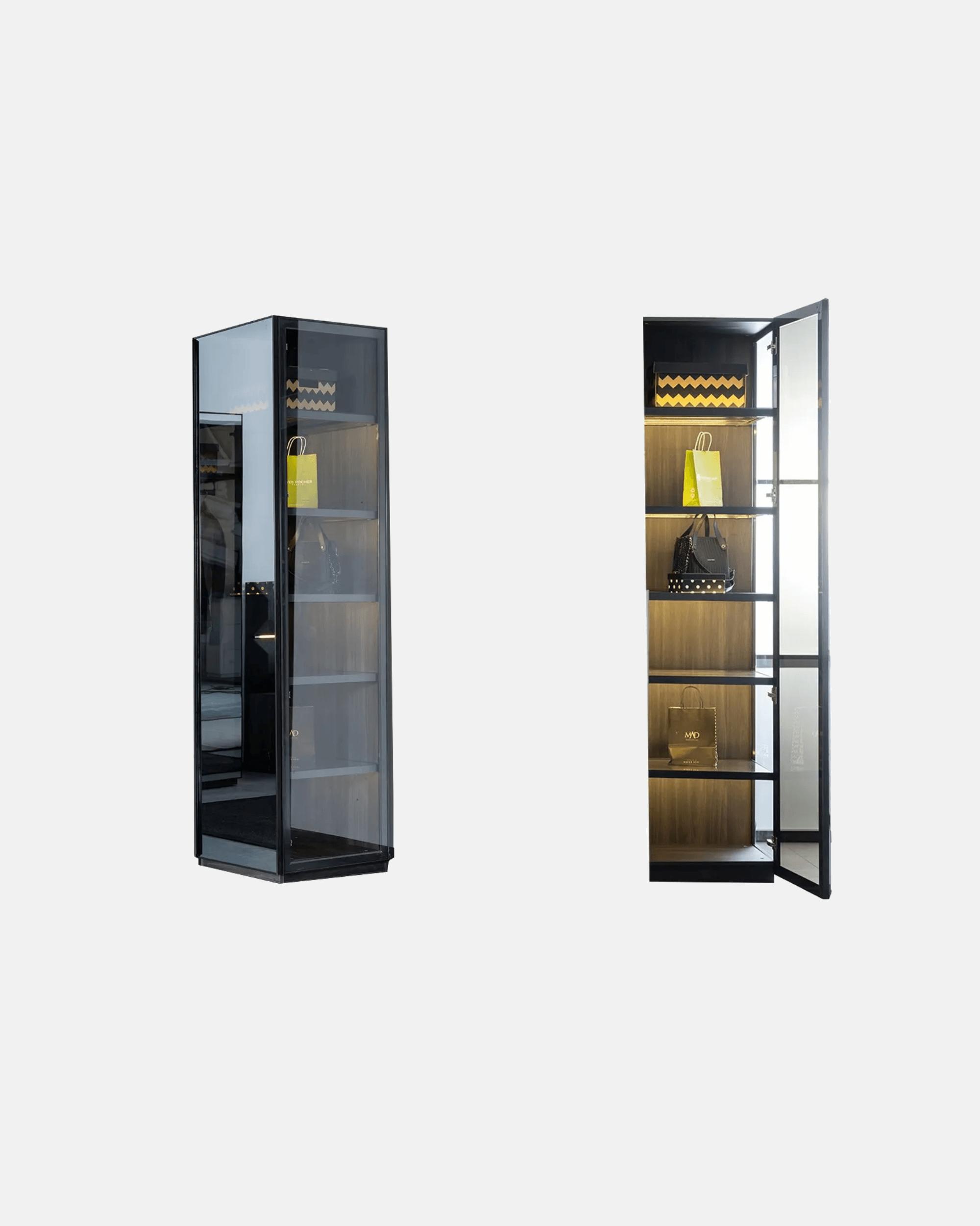 AURORA WARDROBE RIGHT MODUL GLASS 55 CM