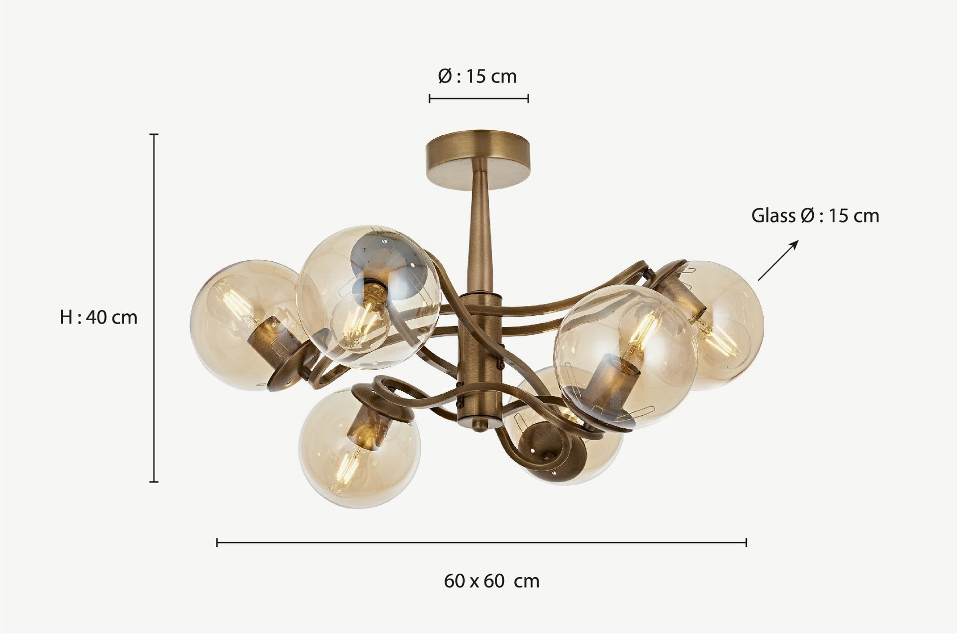 AR-1870-6E Ceiling Light