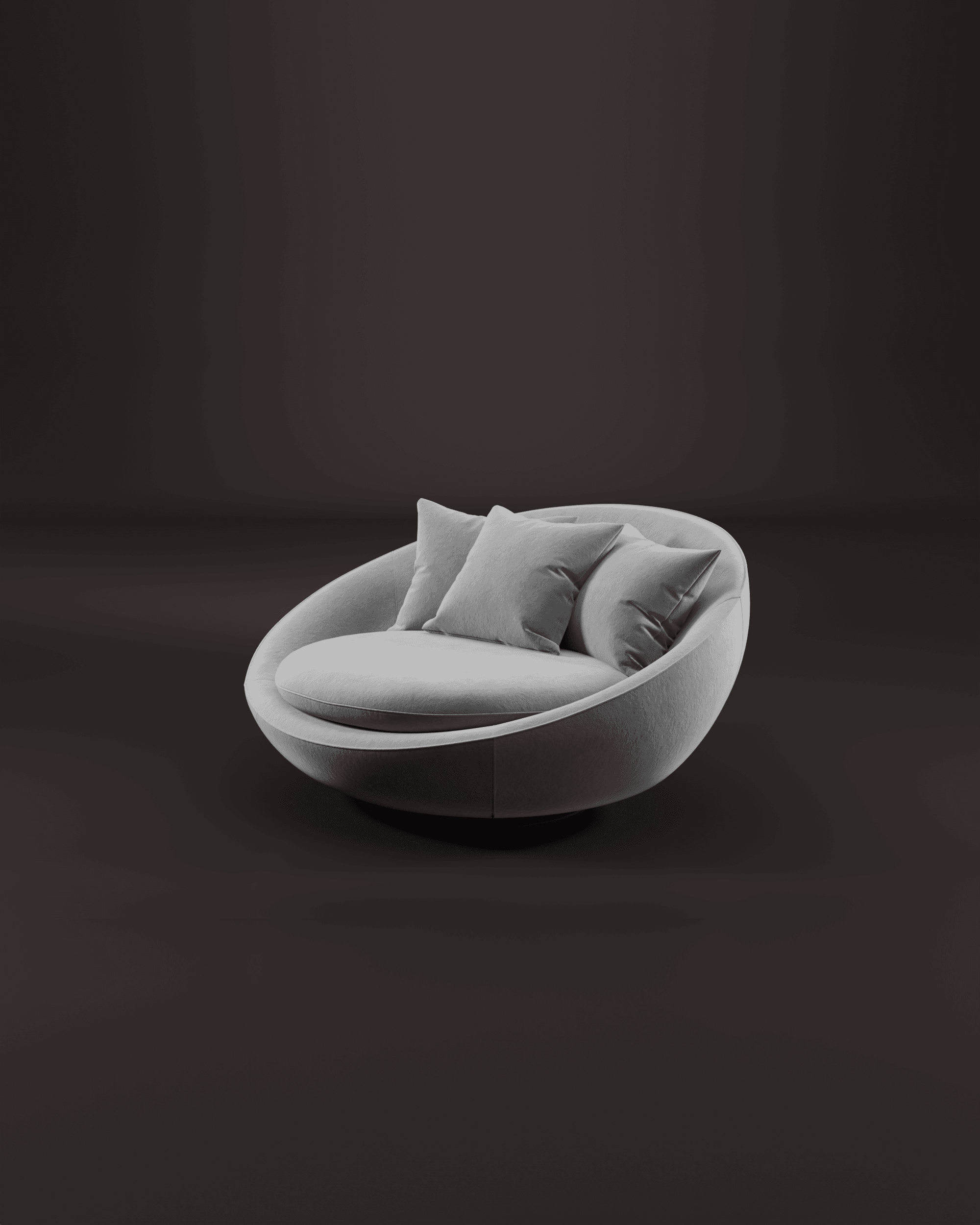 Gauss Velvet Loveseat