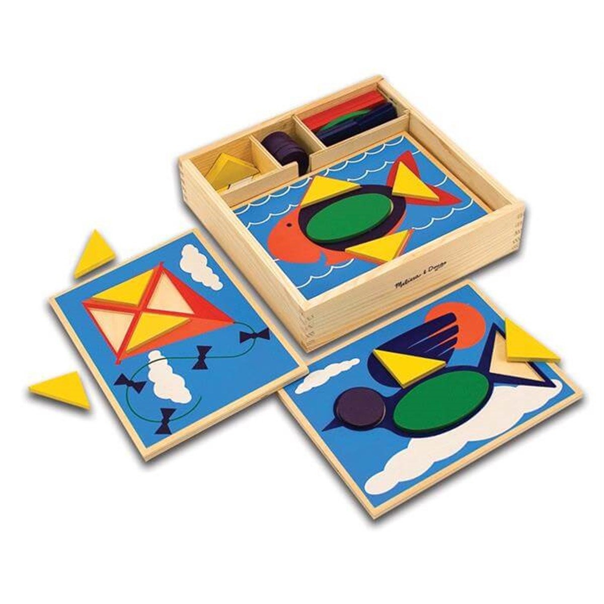 Melissa and Doug Ahşap Şekil Bulmaca